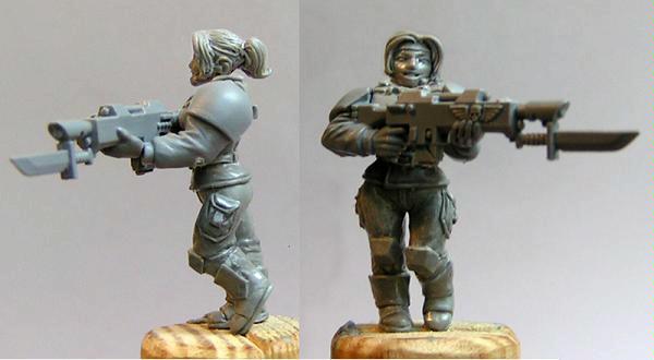 Cadians, Female, Imperial Guard
