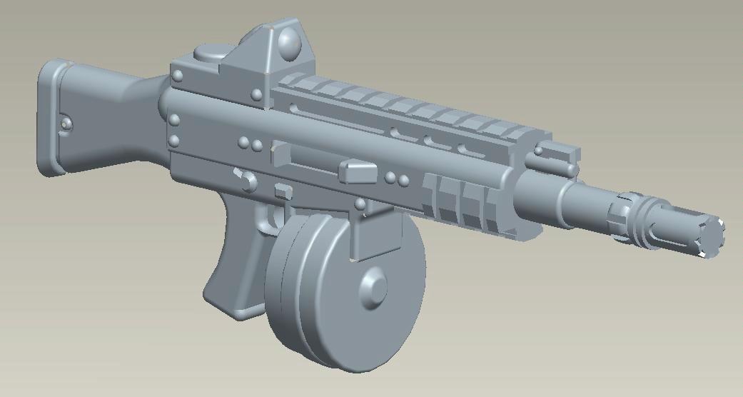 Cad, Concept, Gun