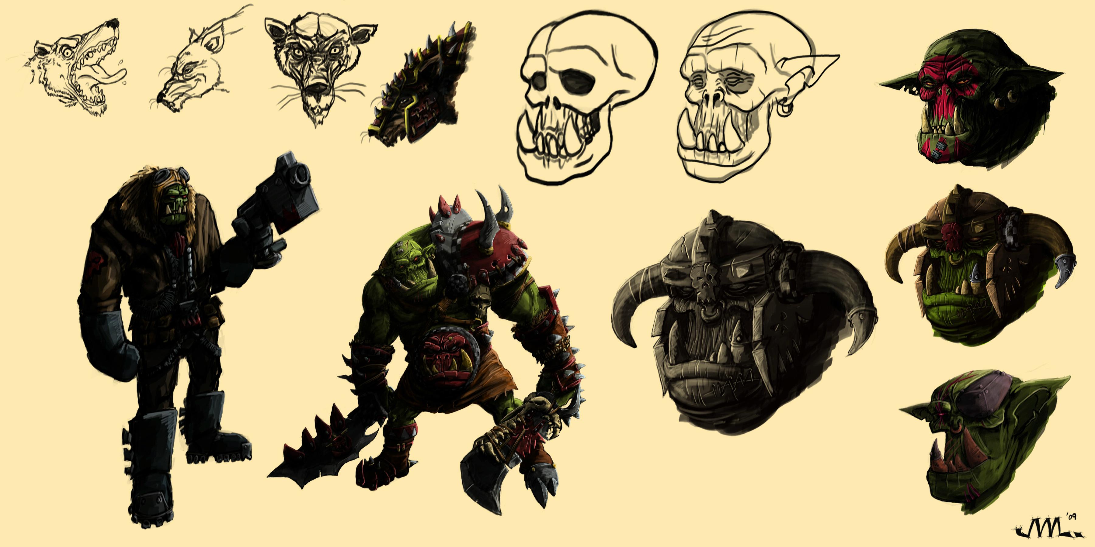 Artwork, Orks, Orkz