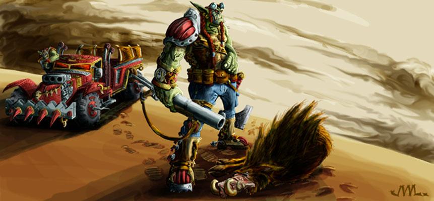Artwork, Orks, Warhammer 40,000