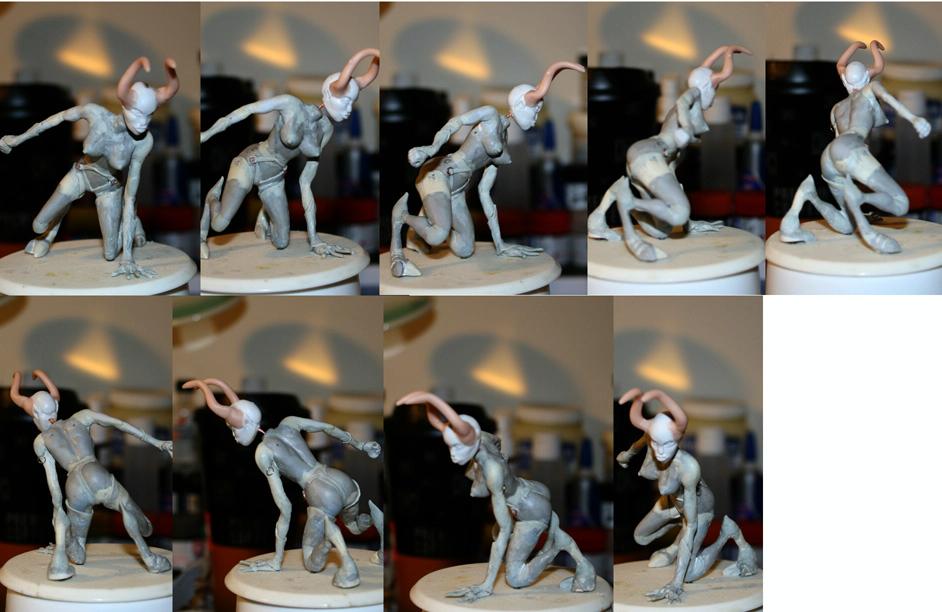 Chaos Daemons, Conversion, Daemon Prince, Daemon Princess, Daemons, Slaanesh