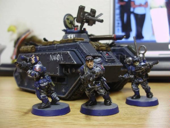 1st Naval Rifles Chimera 'Narda' and 1st Squad