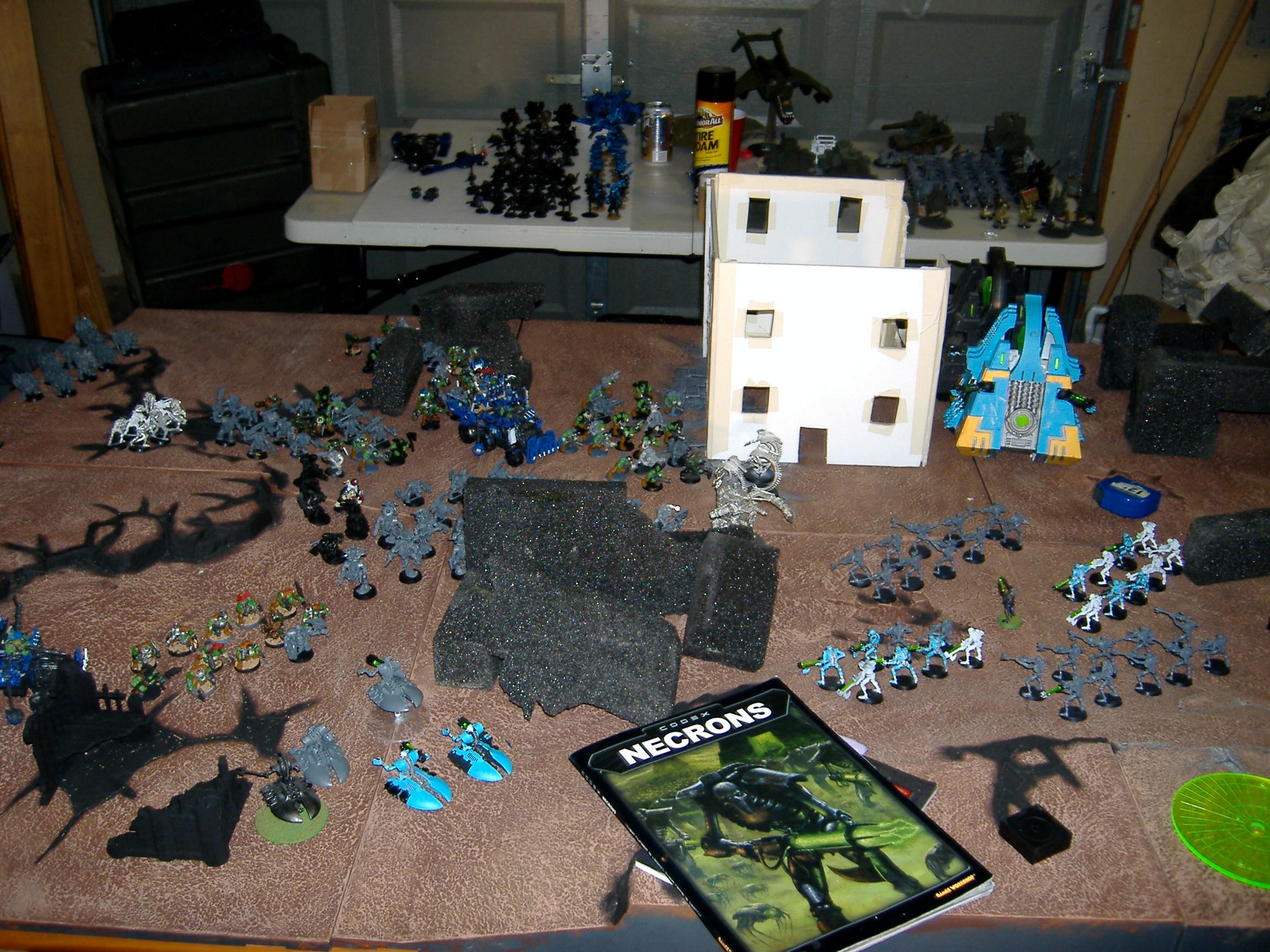 Game, Game Boards, Necrons, Orks, Warhammer 40,000