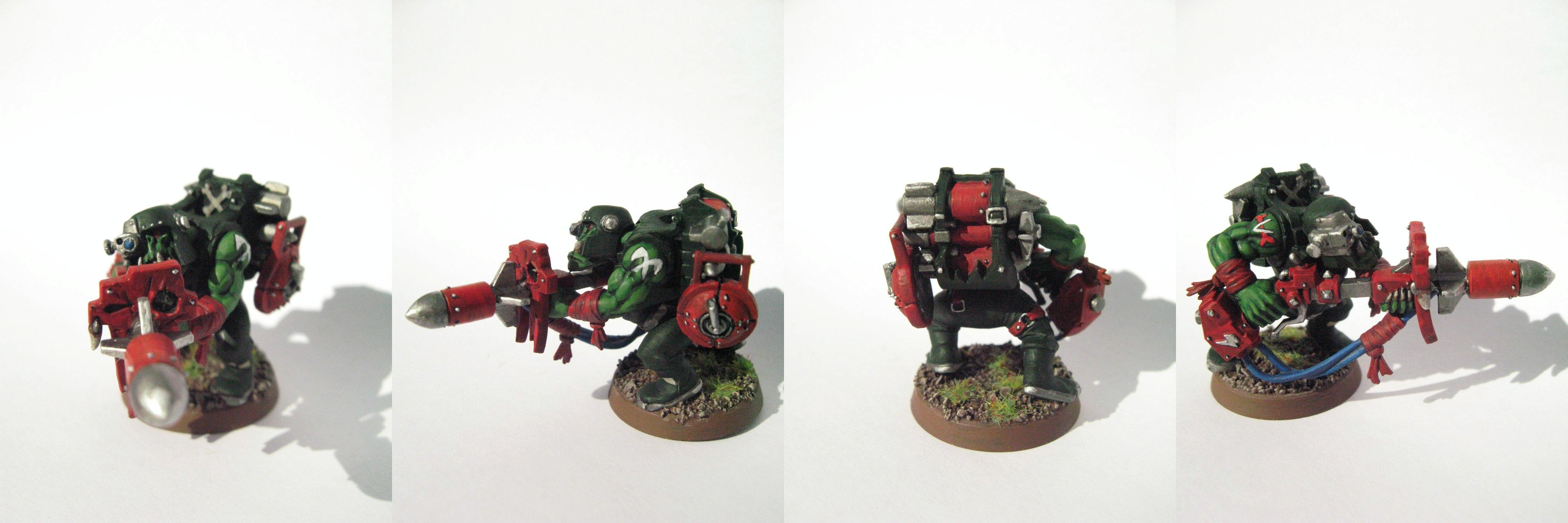 Blood Axe, Orks, Rokkit Launcha Boyz, Warhammer 40,000