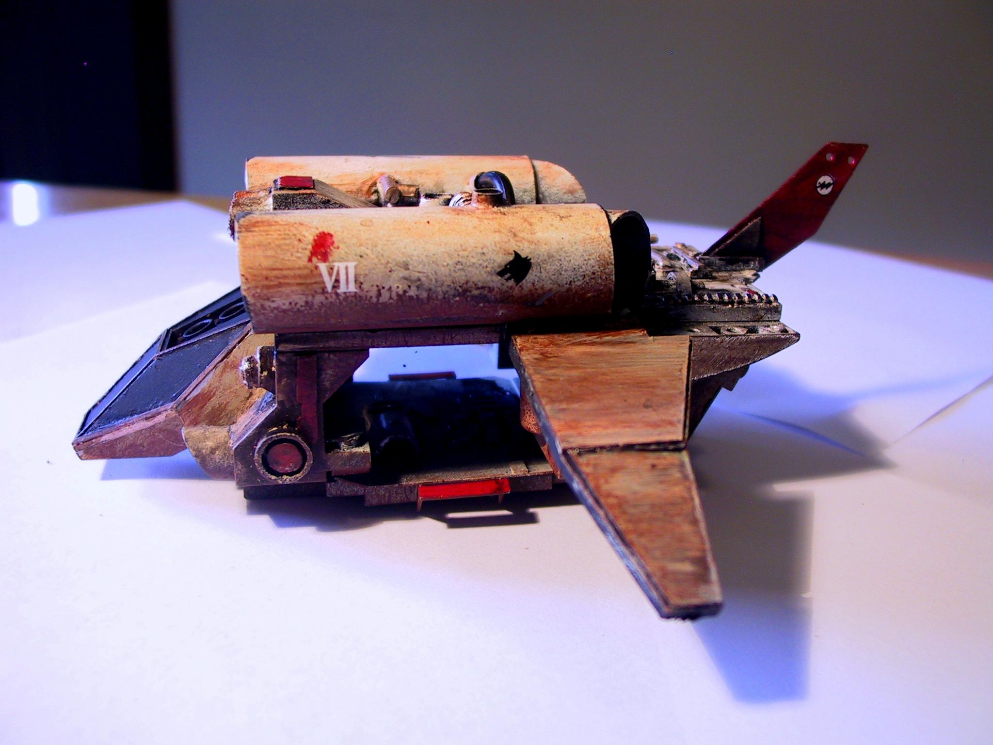 Dropship, I Munda, Imperial Guard, Lander, Scratch Build, Shuttle, Skimmer, Valkyrie, Work In Progress