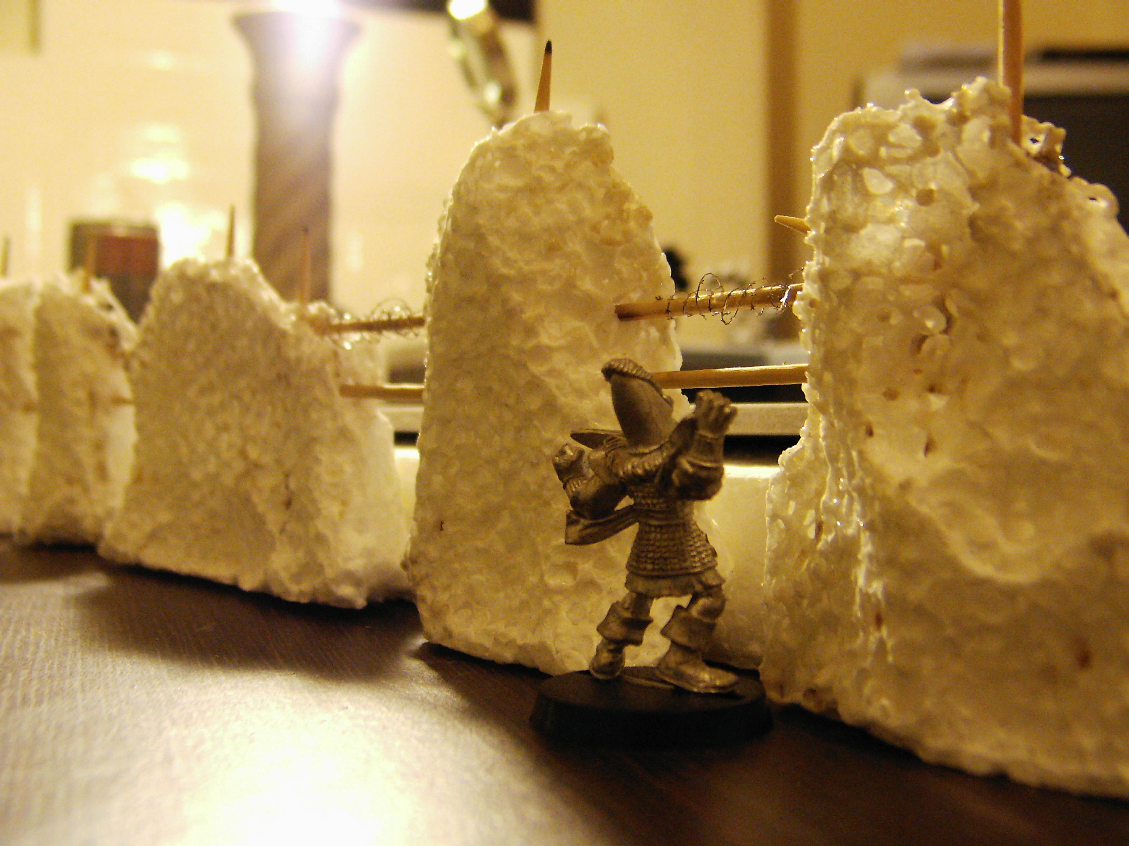 Blood Bowl, Pitch, Scratch Build, Terrain, Volcanic, Work In Progress