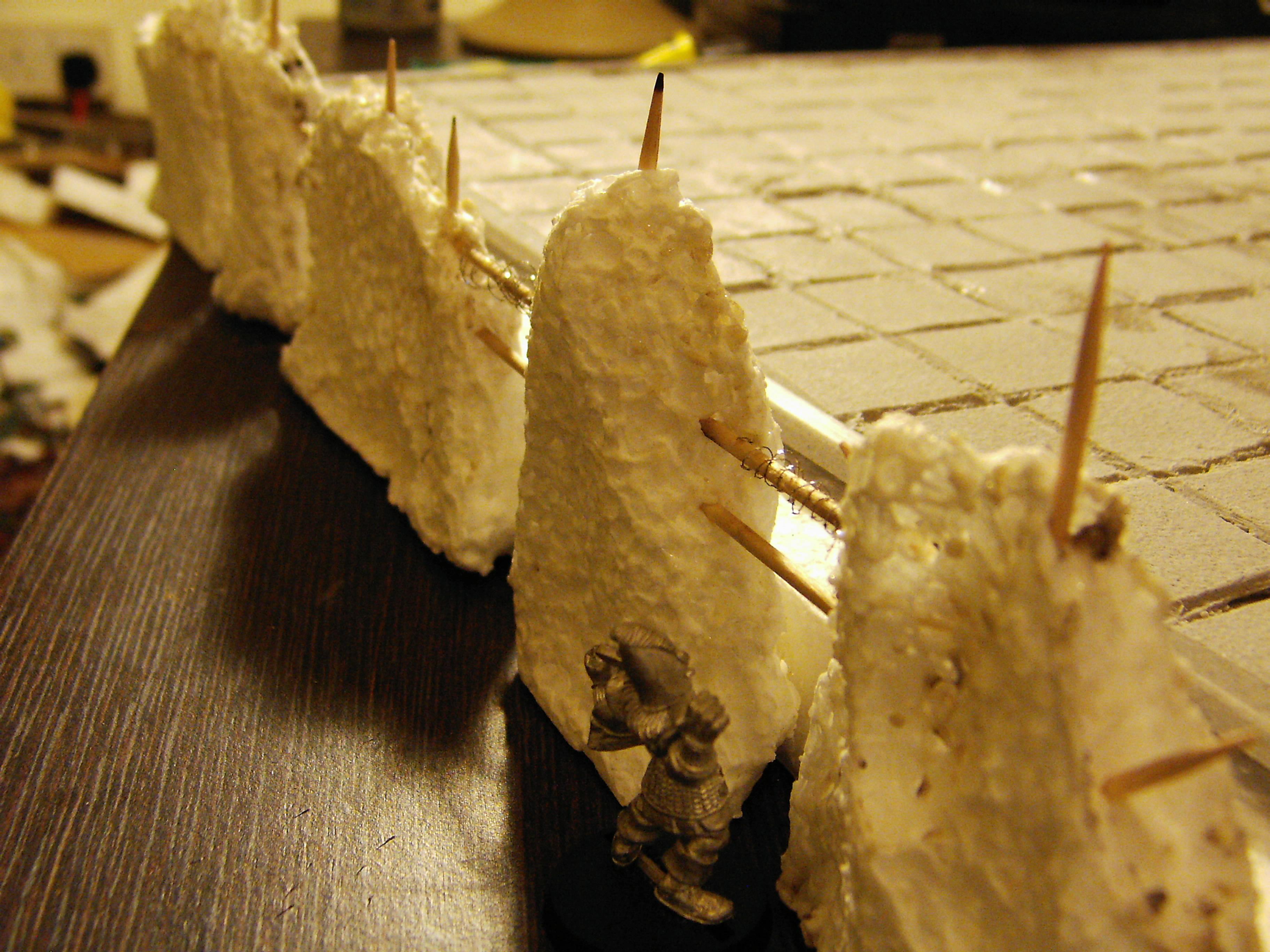 Blood Bowl, Pitch, Scratch Build, Terrain, Volcanic, Work In Progress