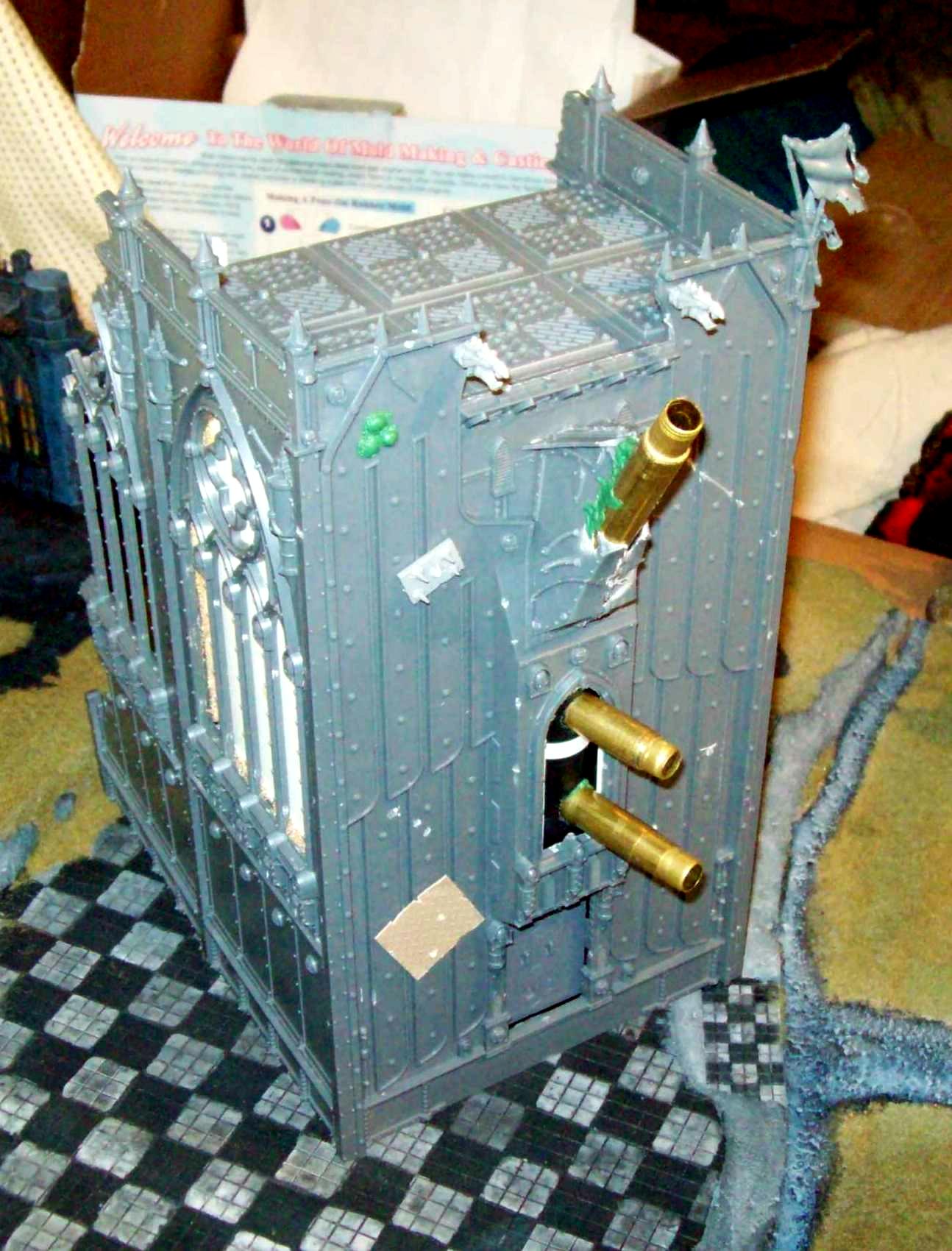 Apocalypse, Conversion, Nurgle, Plague Tower, Shrine Of The Aquilla, Warhammer 40,000