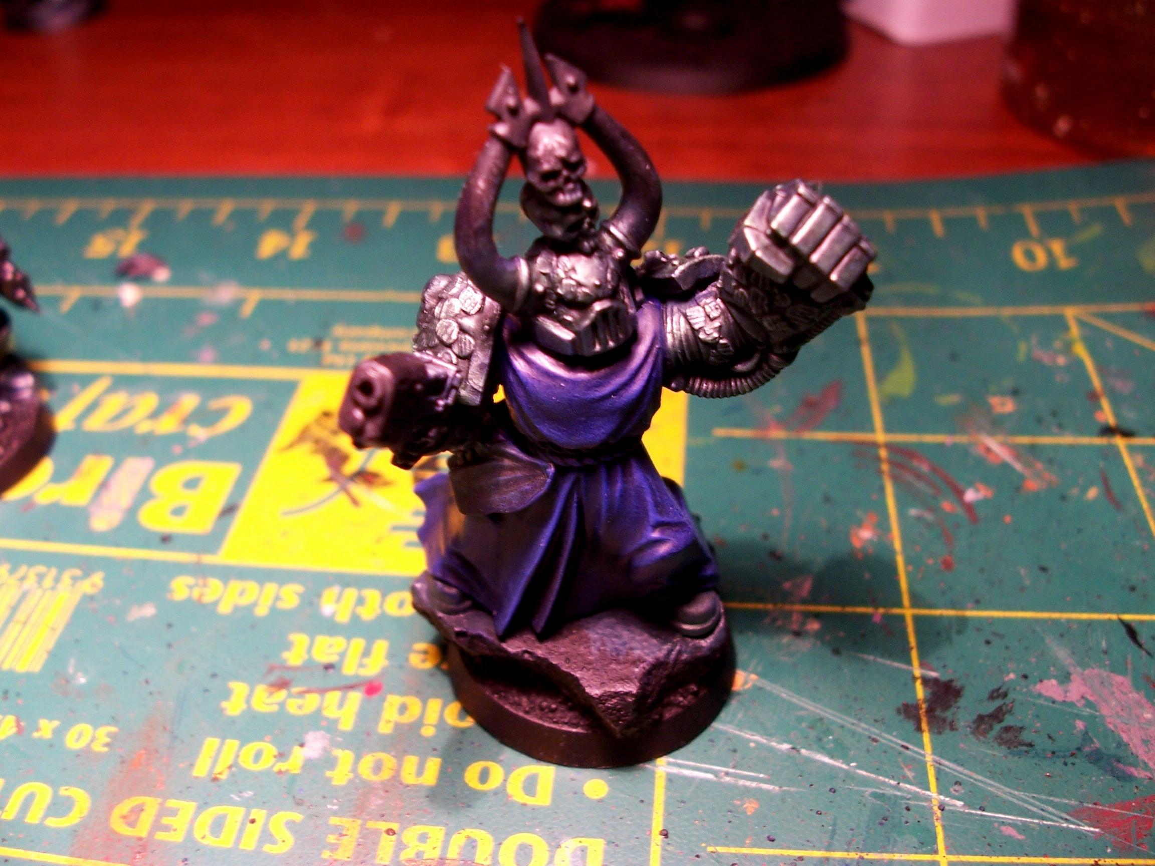 Alpha Legion, Alpha Legion  Pwer fist - blue robes WIP