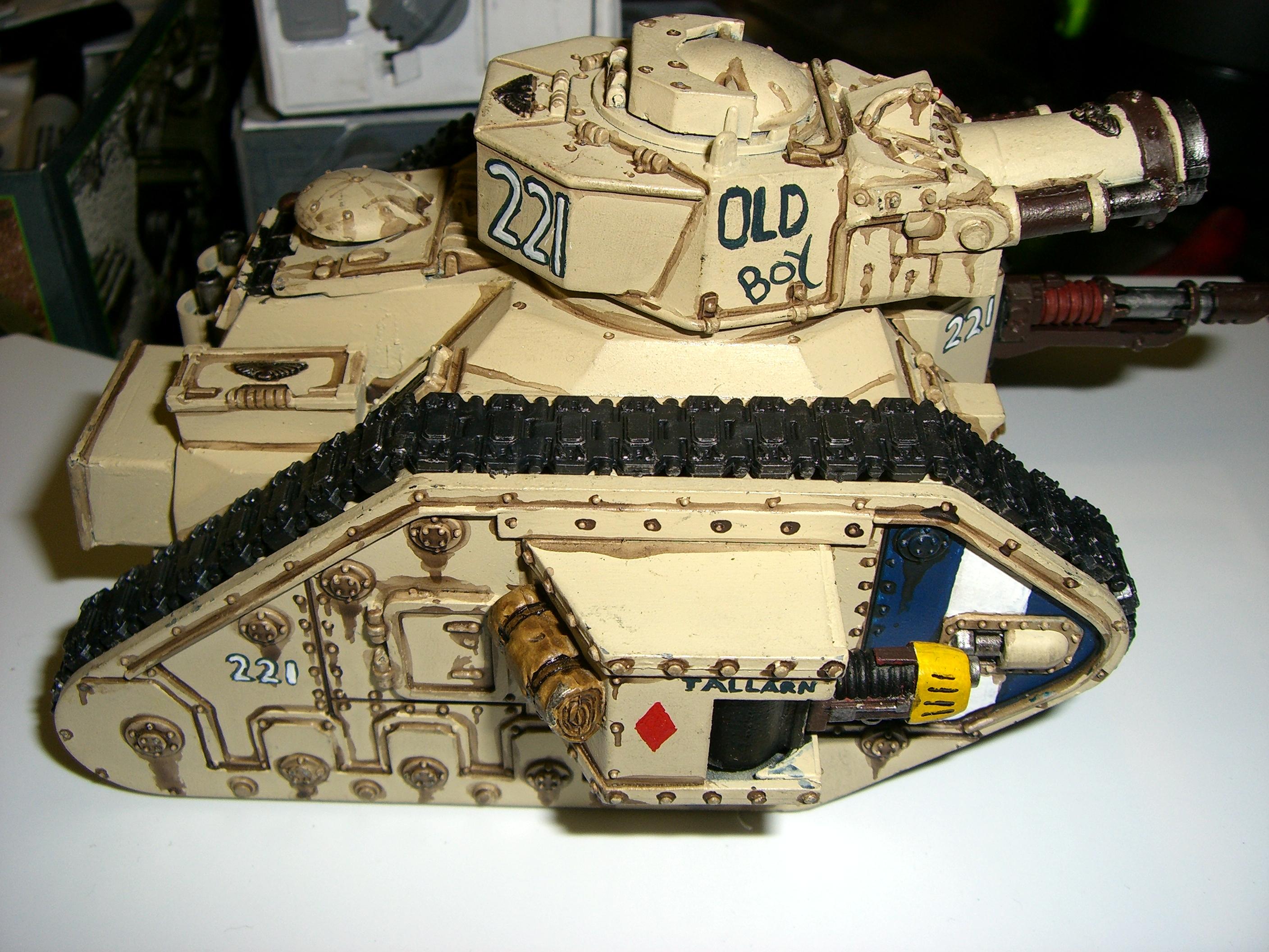 Imperial Guard, Tank, Tank Leman Russ, White