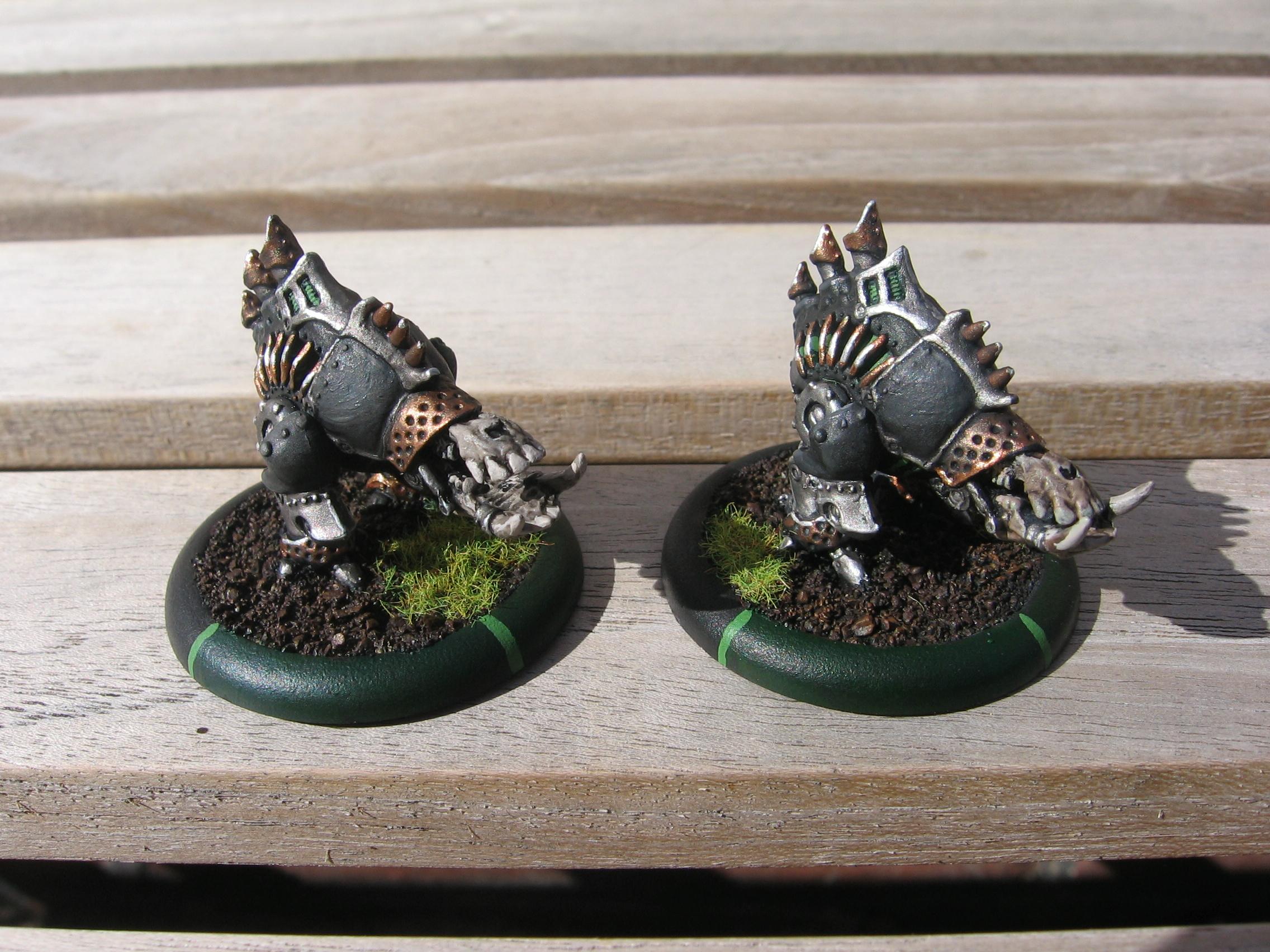 Cryx, Mechanical, Mud Base, Rust, Warmachine
