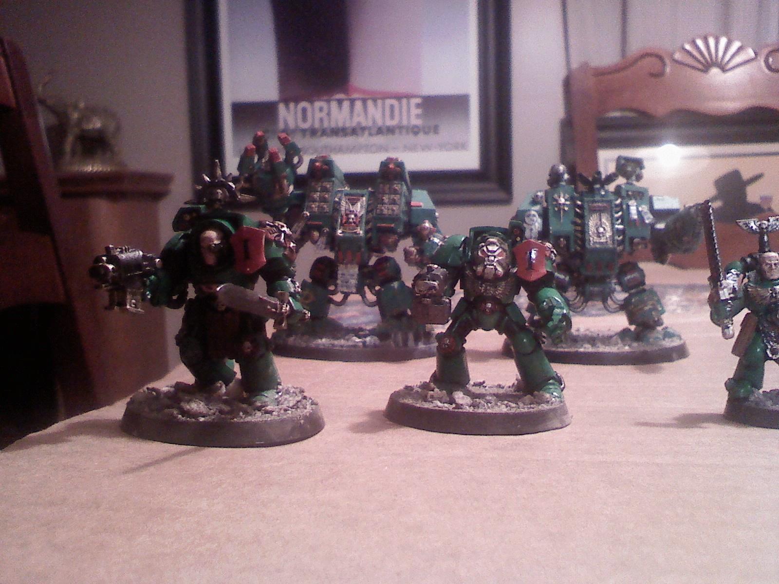 Assault On Black Reach, Dreadnought, Emerald Dragons, Space Marines, Terminator Armor