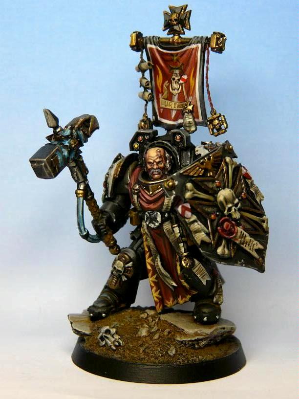 Adeptus Astartes, Banner, Black Templars, Imperial Fists, Space Marines, Terminator Armor, Uriel