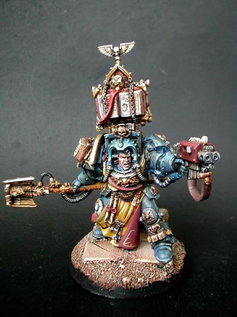 Librarian, Space Marines, Ultramarines, Warhammer 40,000