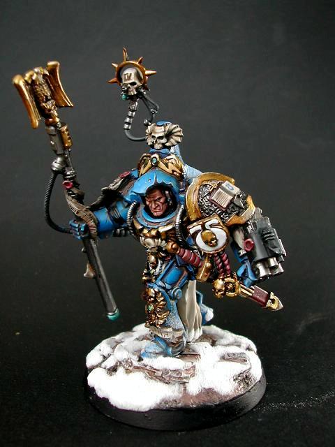 Librarian, Terminator Armor, Ultramarines, Warhammer 40,000