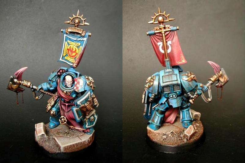 Space Marines, Terminator Armor, Ultramarines, Warhammer 40,000