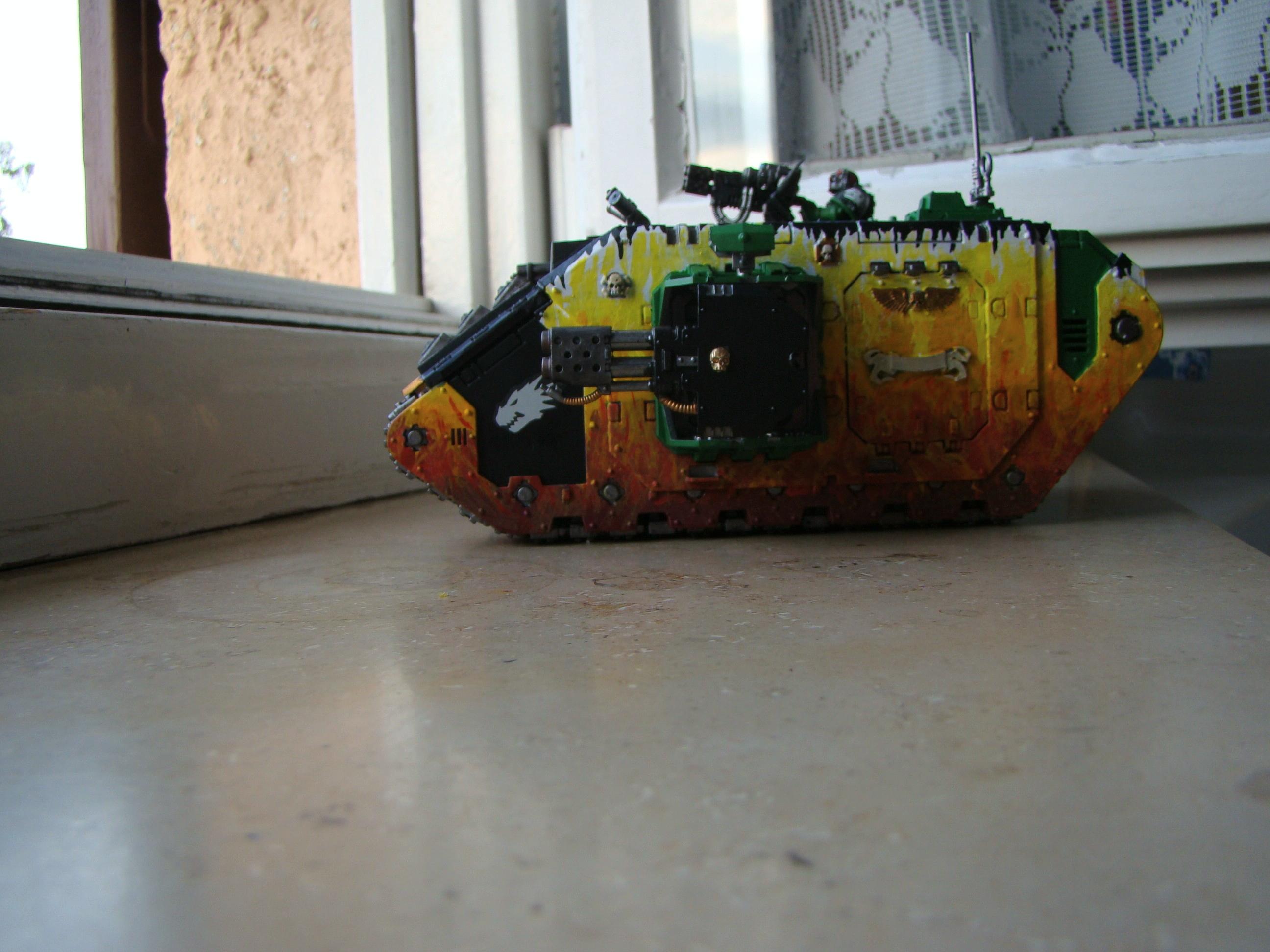 Land Raider, Salamanders, Space Marines, Warhammer 40,000