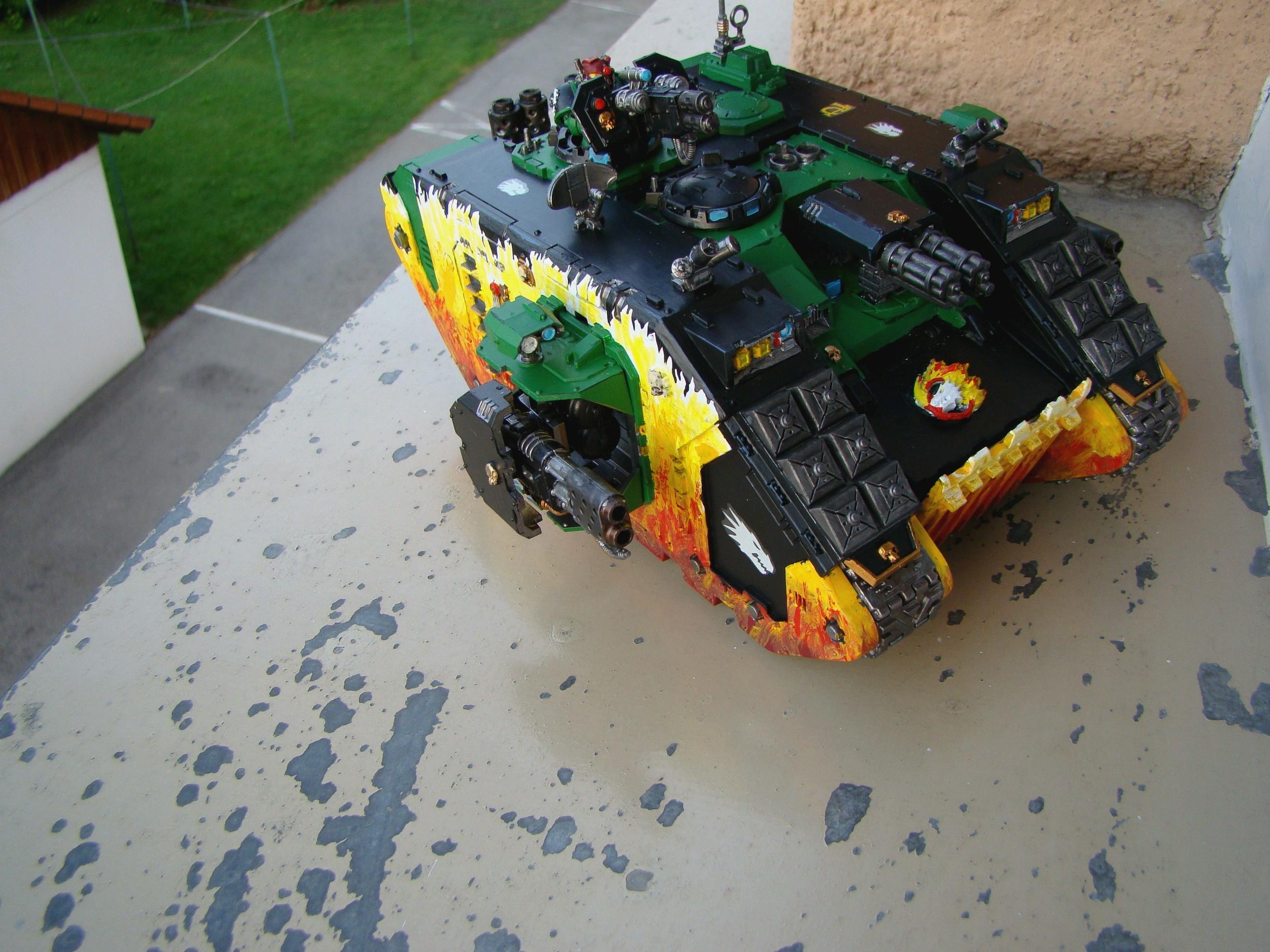 Land Raider, Salamanders, Space Marines, Warhammer 40,000