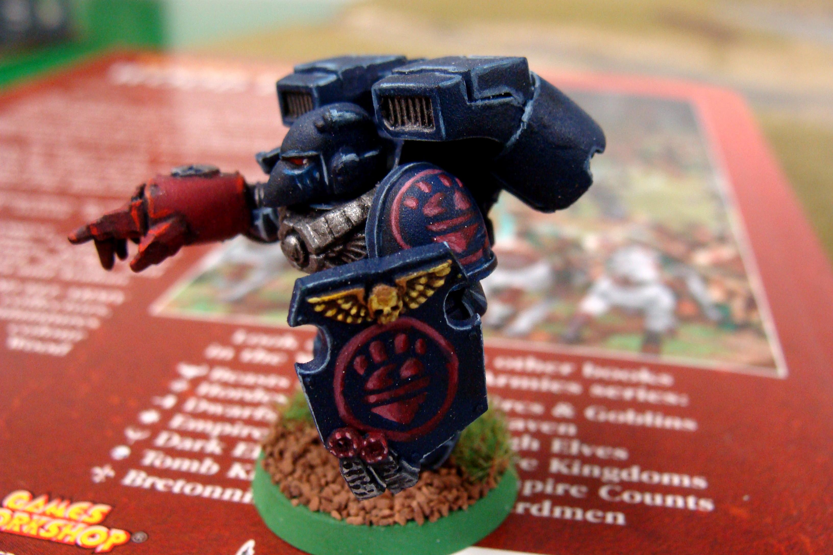 Assault Marines, Crimson Fist, Freehand, Space Marines, Warhammer 40,000