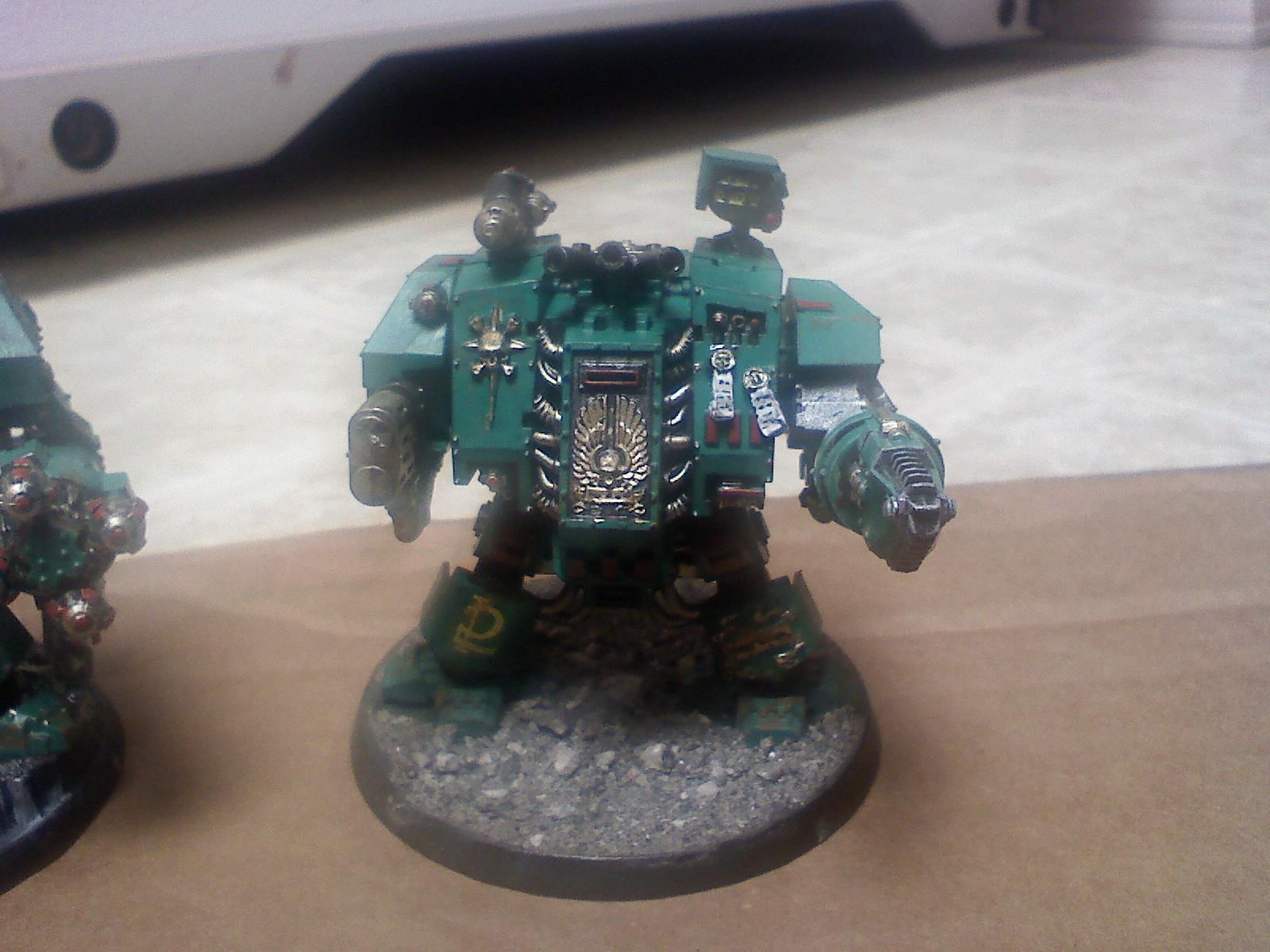Army, Assault On Black Reach, Dreadnought, Emerald Dragons, Salamander, Space Marines