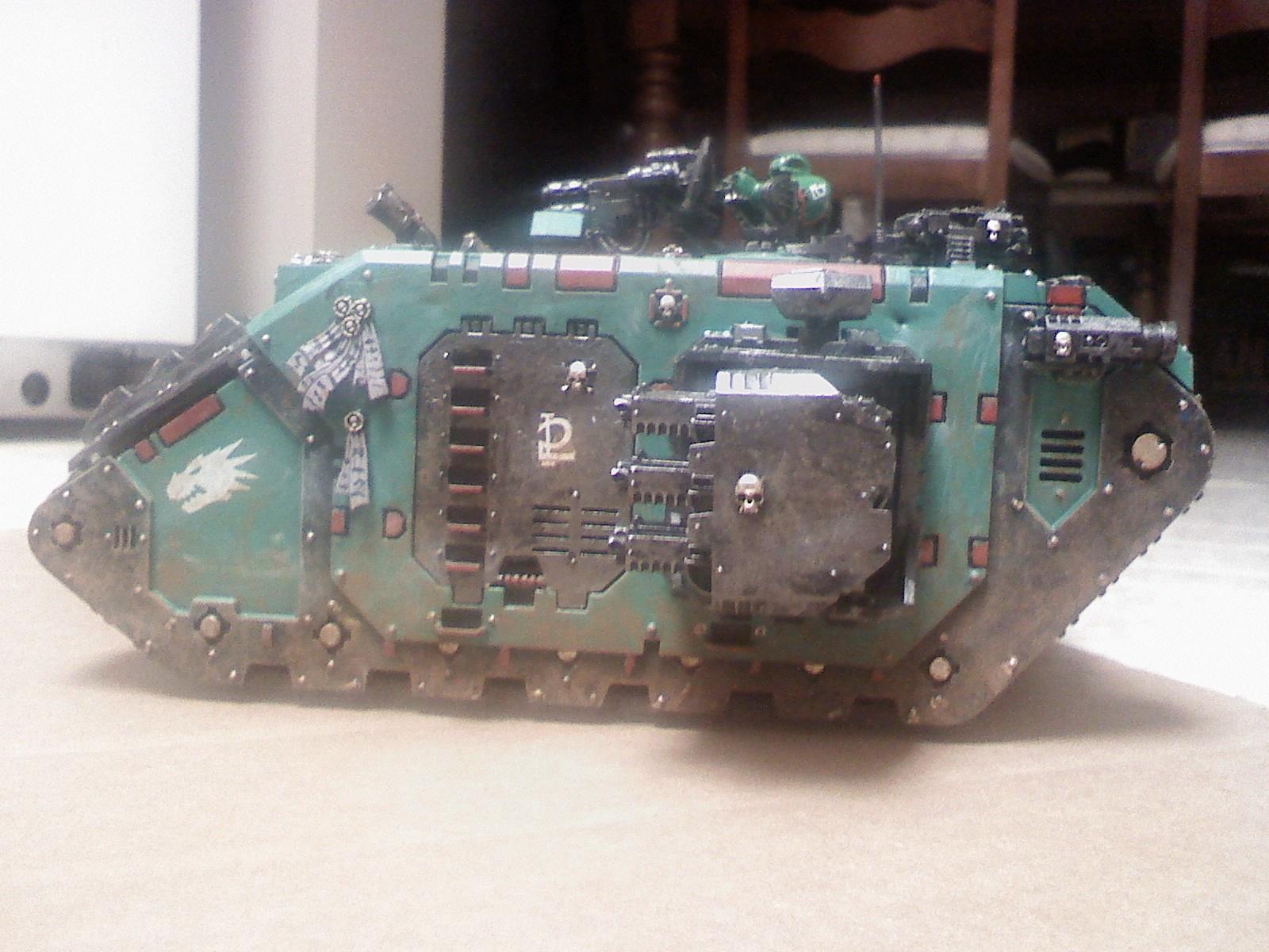 Assault On Black Reach, Emerald Dragons, Land Raider, Mud, Salamander, Space Marines, Tank