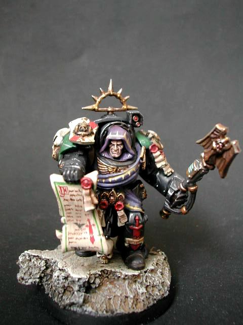 Adeptus Astartes, Chaplain, Dark Angels, Deathwing, Space Marines, Terminator Armor