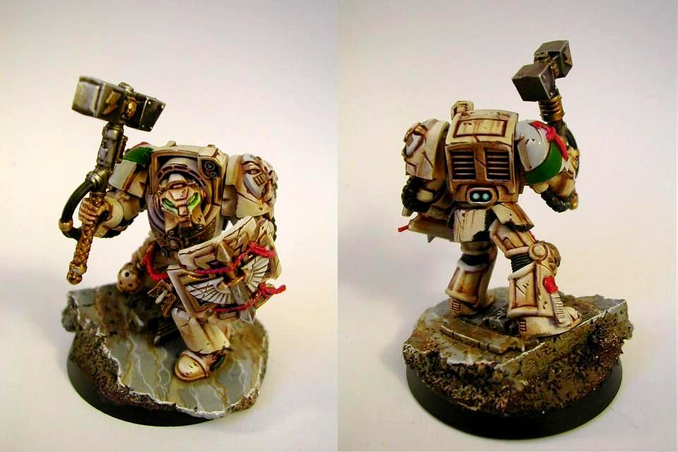 Adeptus Astartes, Dark Angels, Deathwing, Space Marines, Terminator Armor, Thunder Hammer, Warhammer 40,000