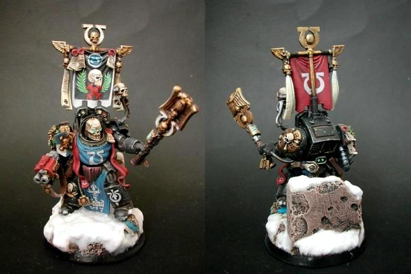 Figurine Warhammer 40K – Chaplain In Terminator Armour Ultramarines – Peinte