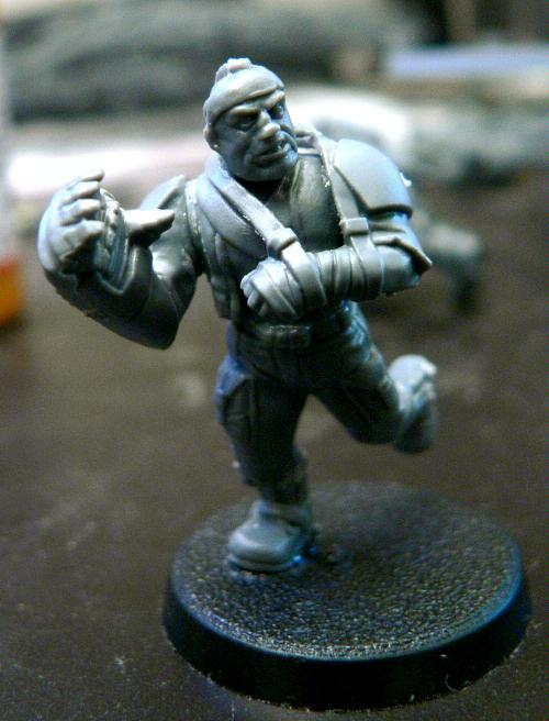 Catachan, Imperial Guard, Power Fist, Sergeant