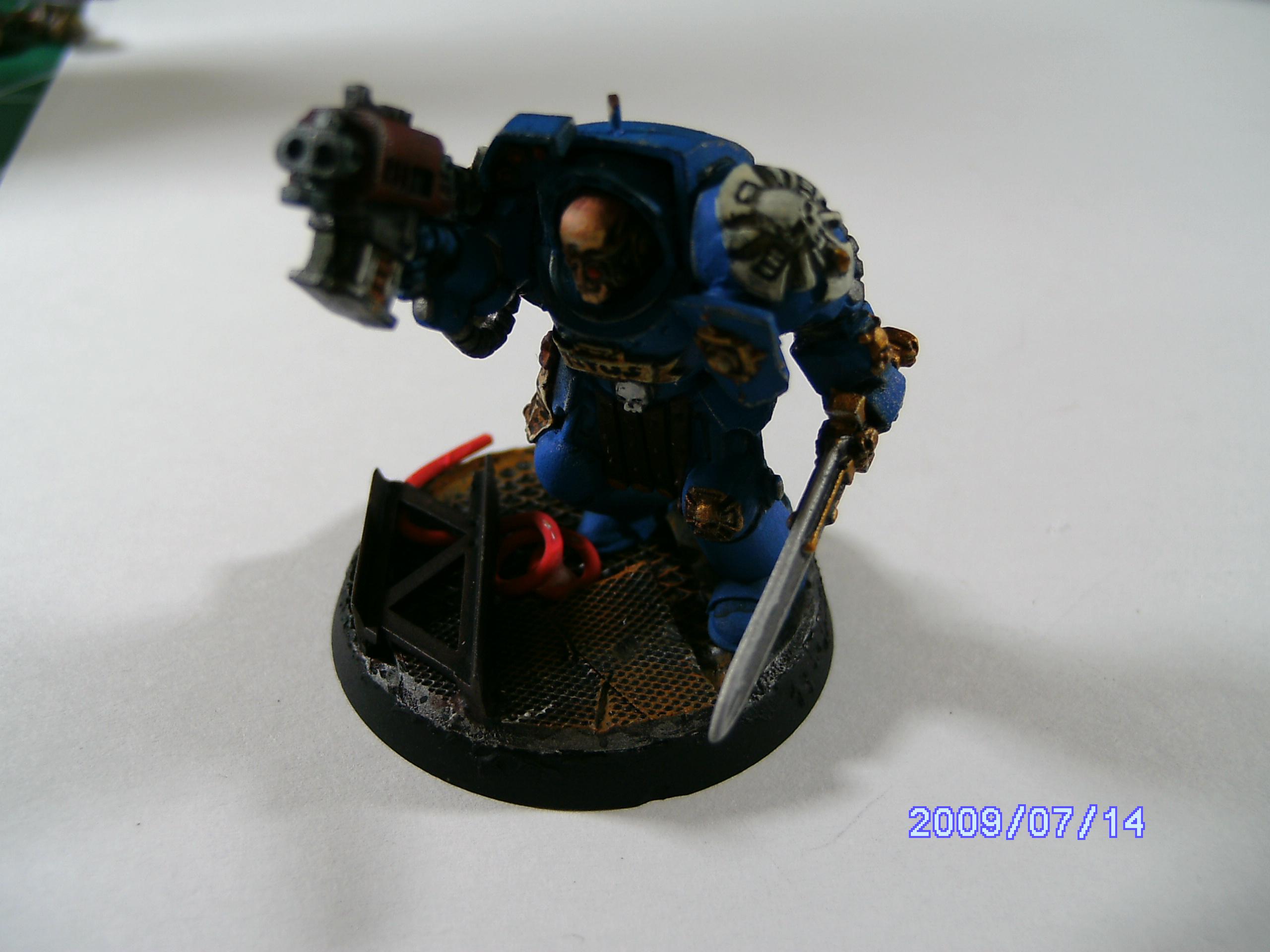 Captain, Space Hulk, Terminator Armor, Ultramarines