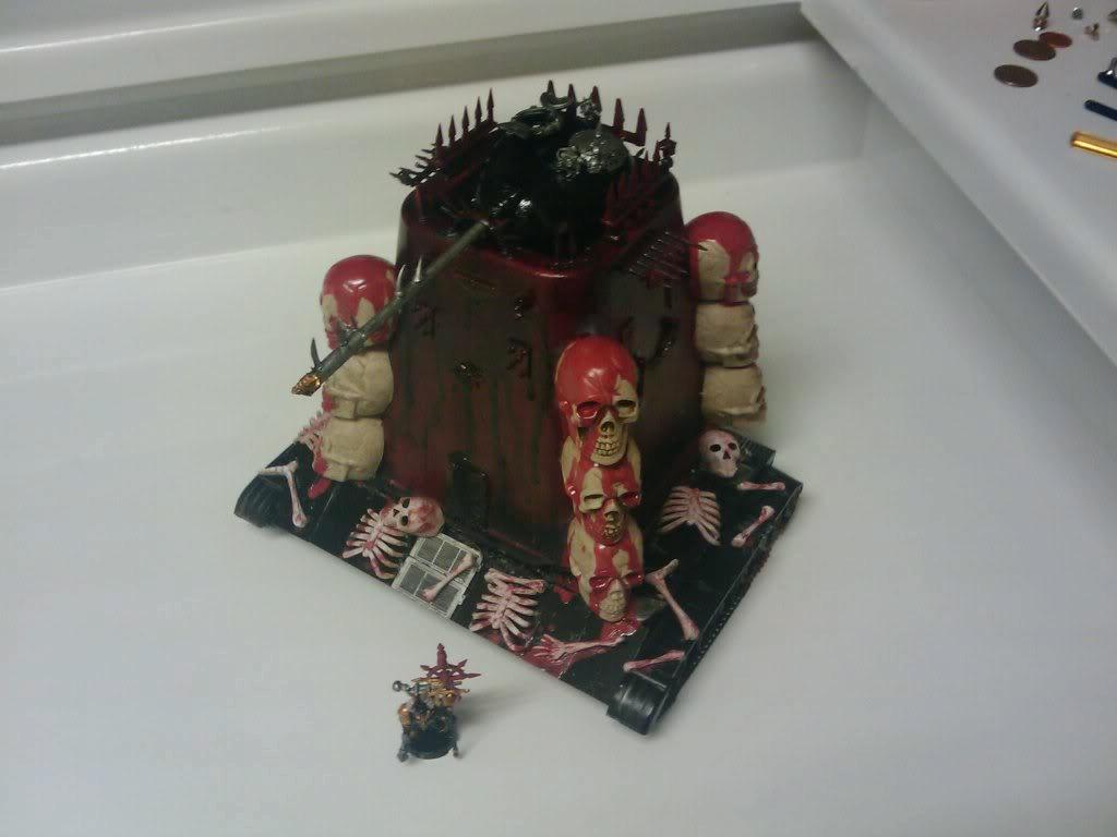 Chaos, Khorne, Skull, Skull Tower, Tower