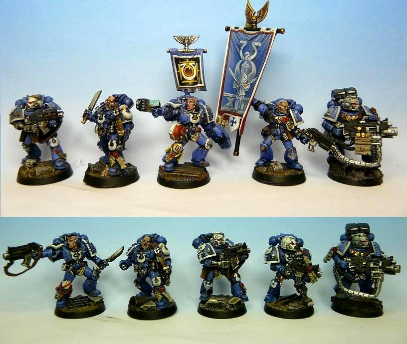 Space Marines, Tyranid War, Ultramarines, Veteran, Warhammer 40,000 ...