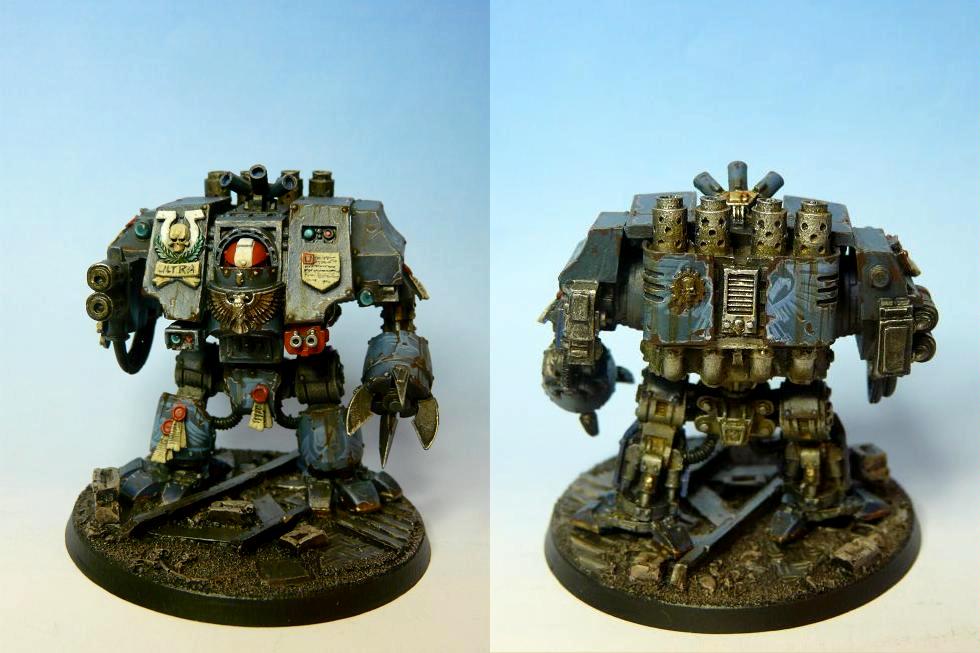 Dreathnought, Space Marines, Ultramarines, Warhammer 40,000