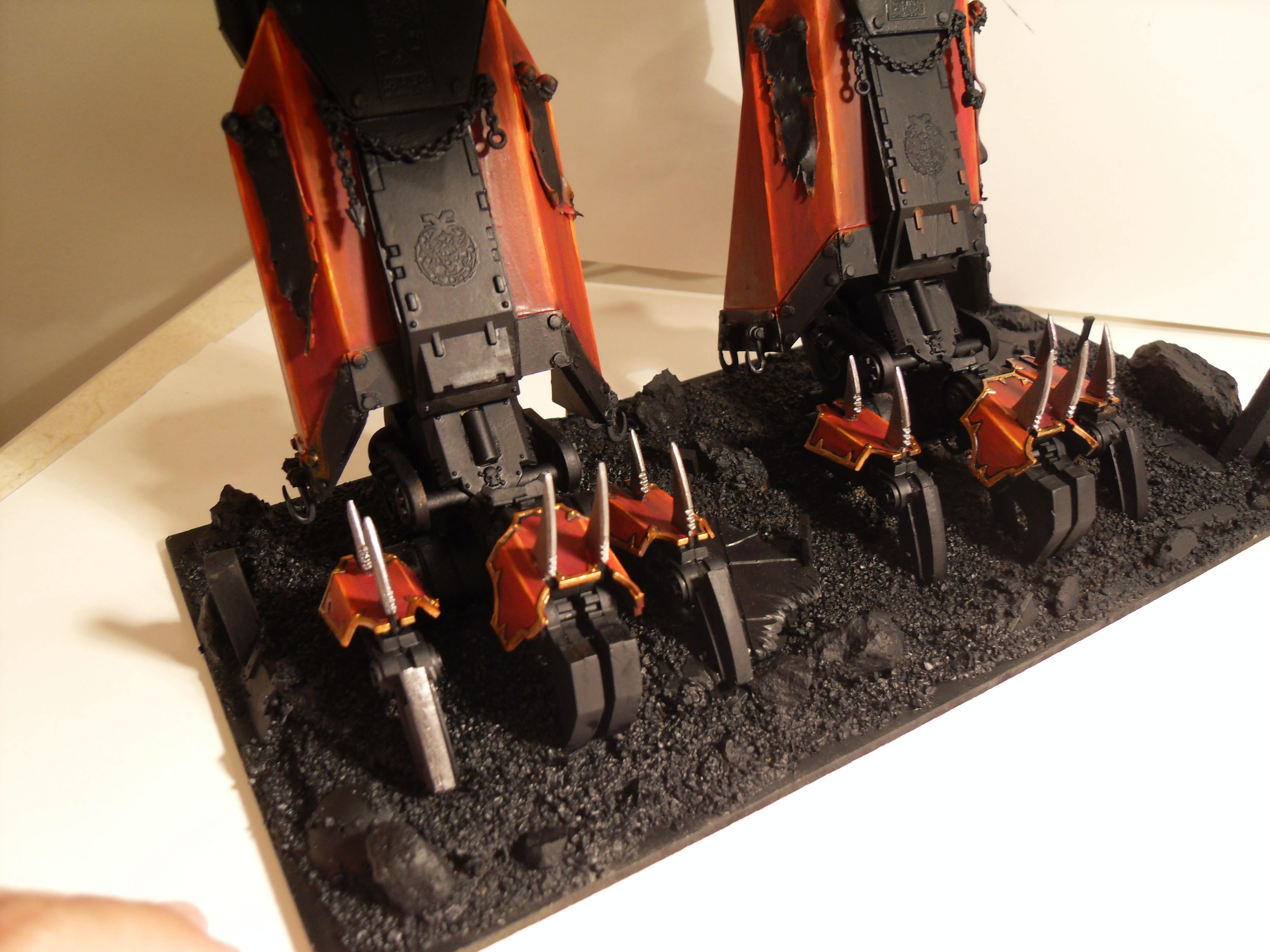 Warhound, 080209 - Feet Painting WIP