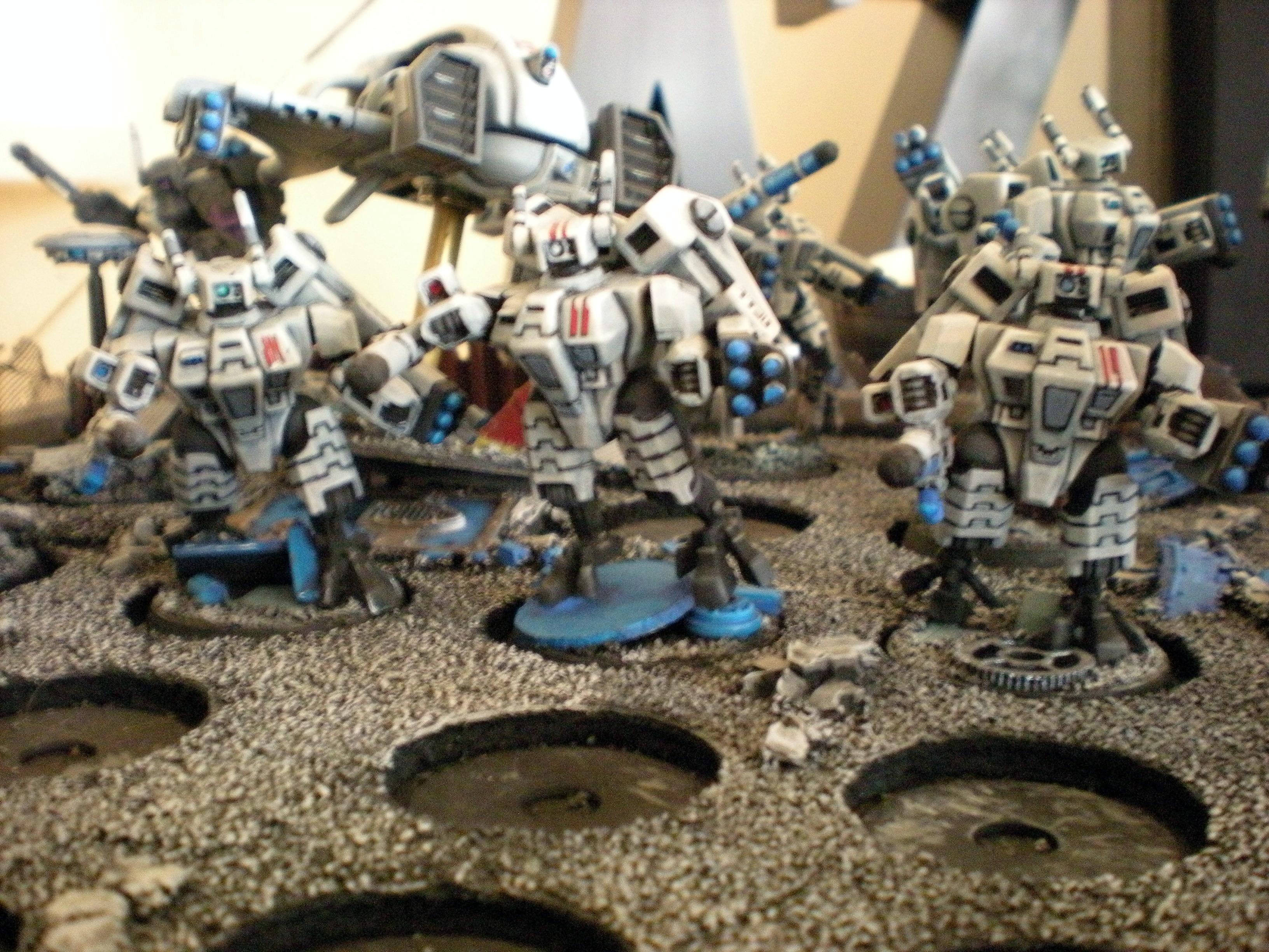 Blurred Photo, Conversion, Crisis Battlesuit, Tau, Warhammer 40,000