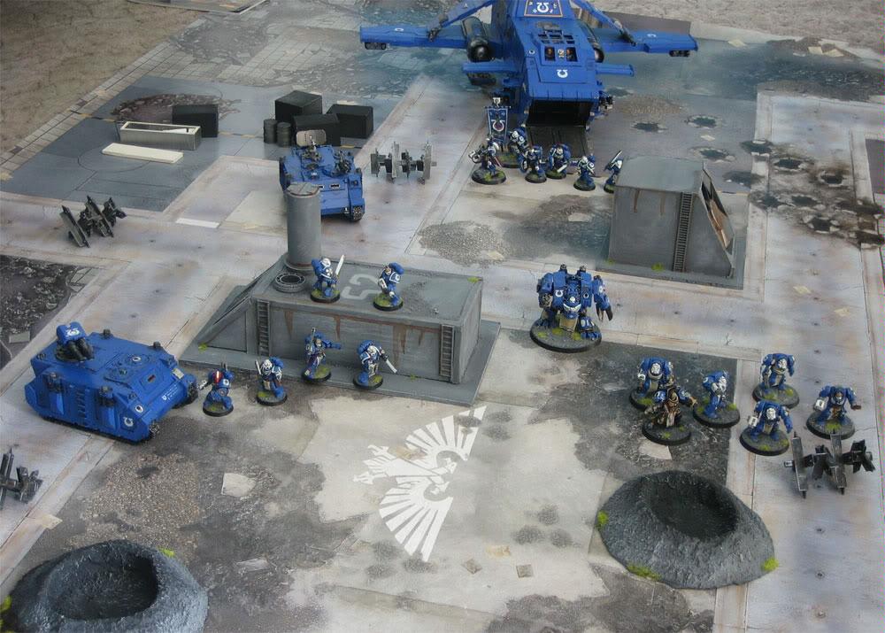 Space Marines, Thunderhawk, Ultramarines