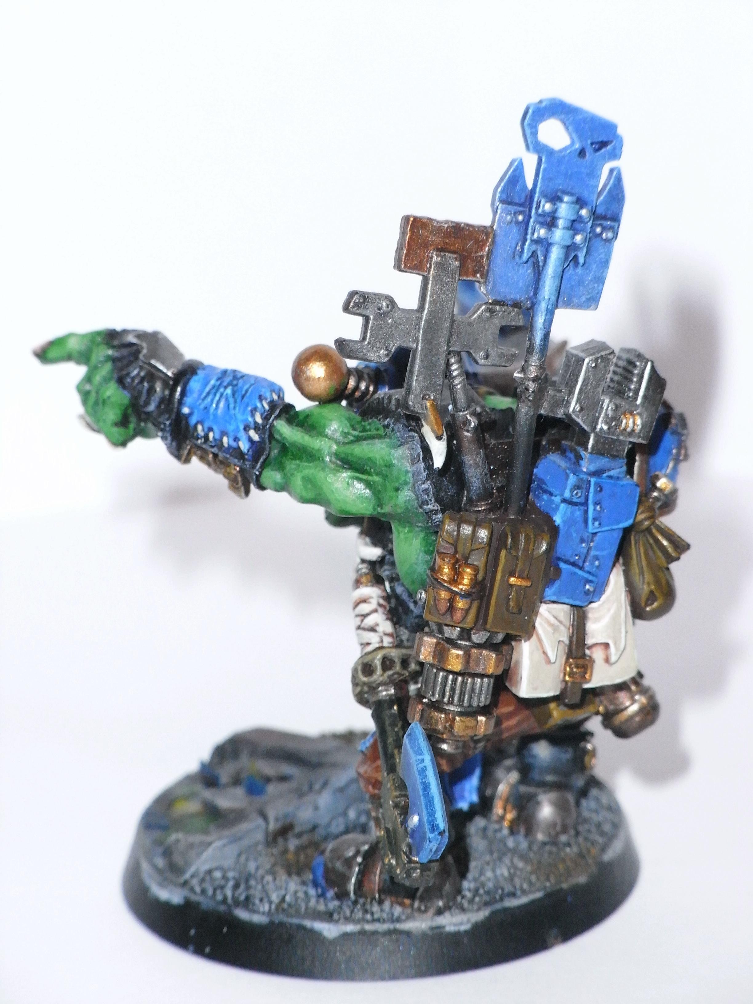 Assault On Black Reach, Big Mek, Big Shoota, Bosspole, Conversion, Deff Dread, Dreadnought, Glass, Kustom Mega-blasta, Kustom Megablasta, Mekboy, Orks, Teeth, Urban, Warboss, Work In Progress