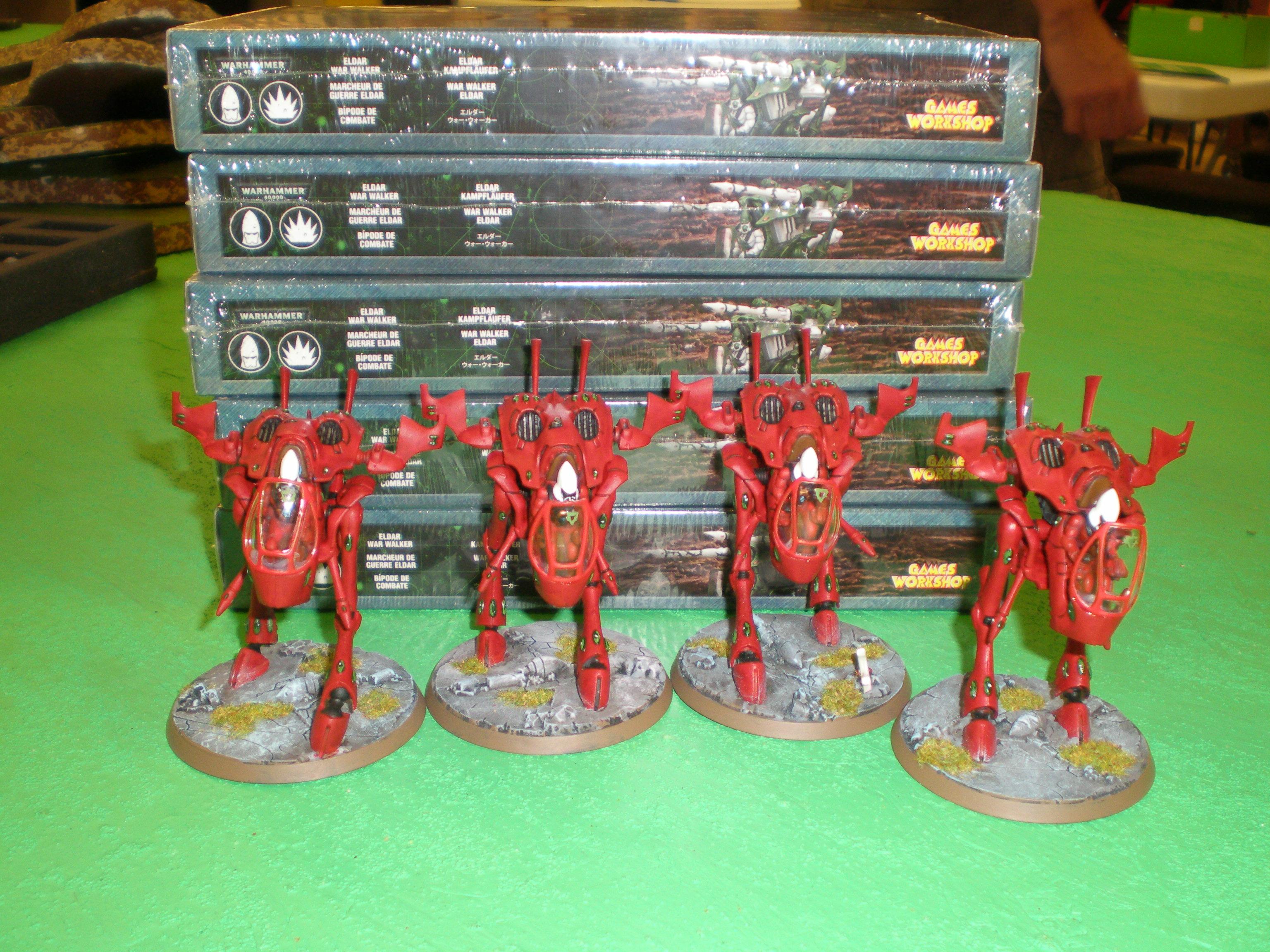 4 Warwalkers with 5 more in boxes behind