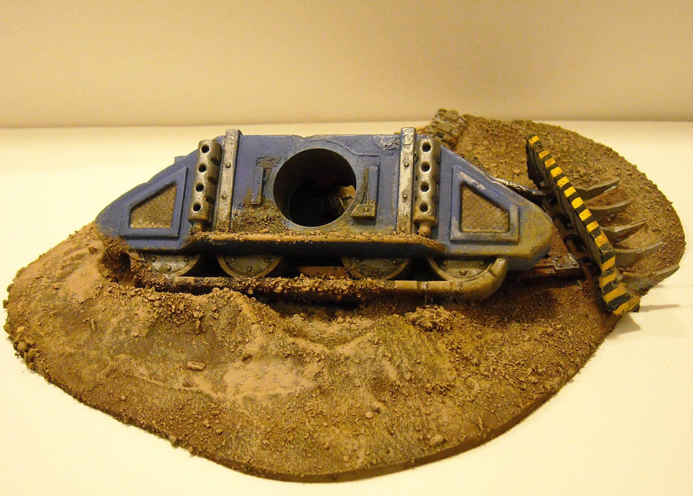 Ultramarine wreckage marker