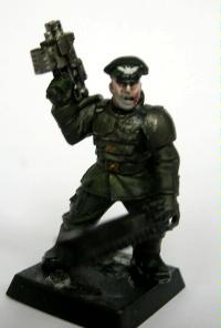 Imperial Guard, Sergeant, Warhammer 40,000, Work In Progress