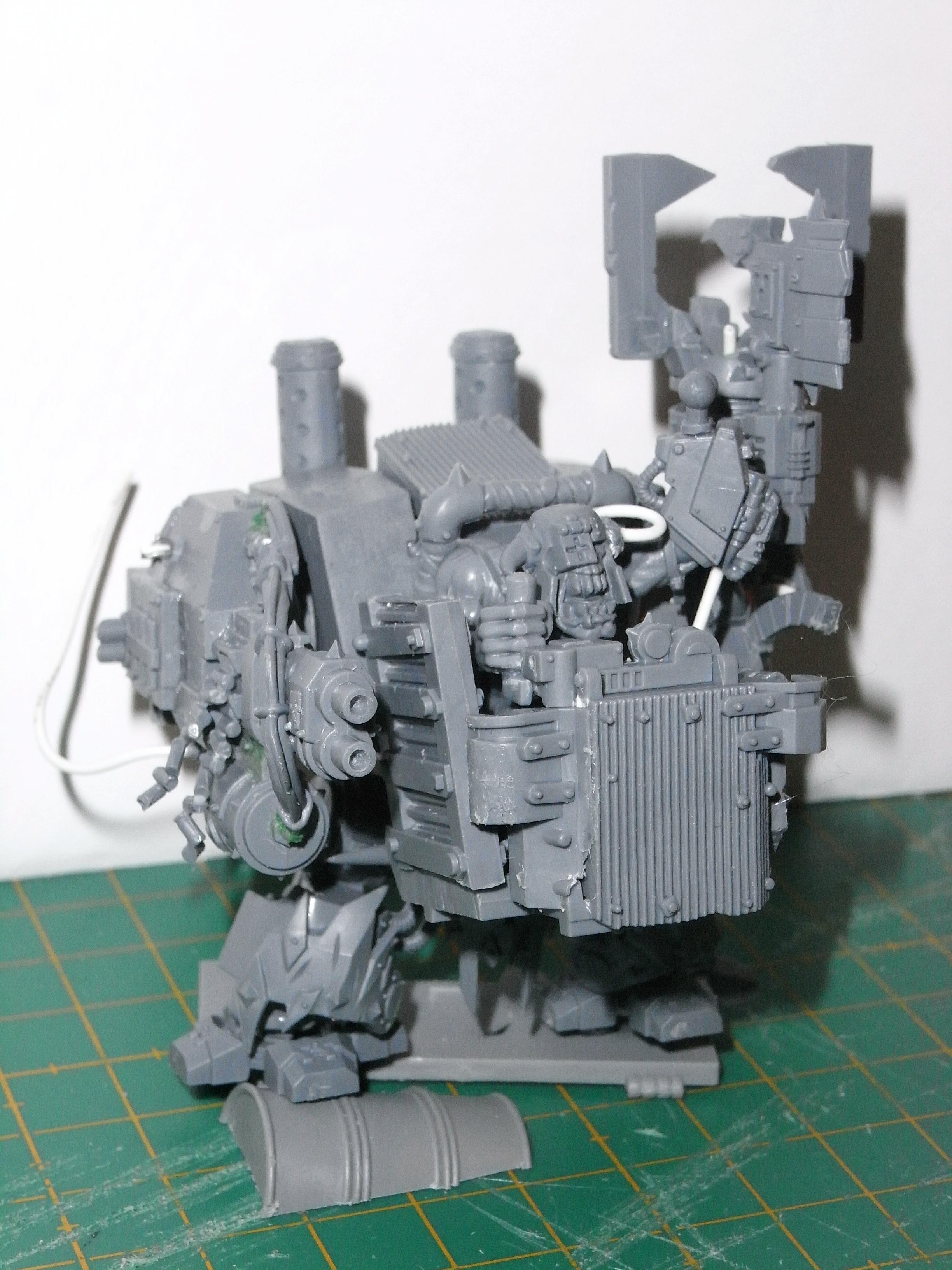 Assault On Black Reach, Conversion, Deff Dread, Dreadnought, Orks, Work In Progress