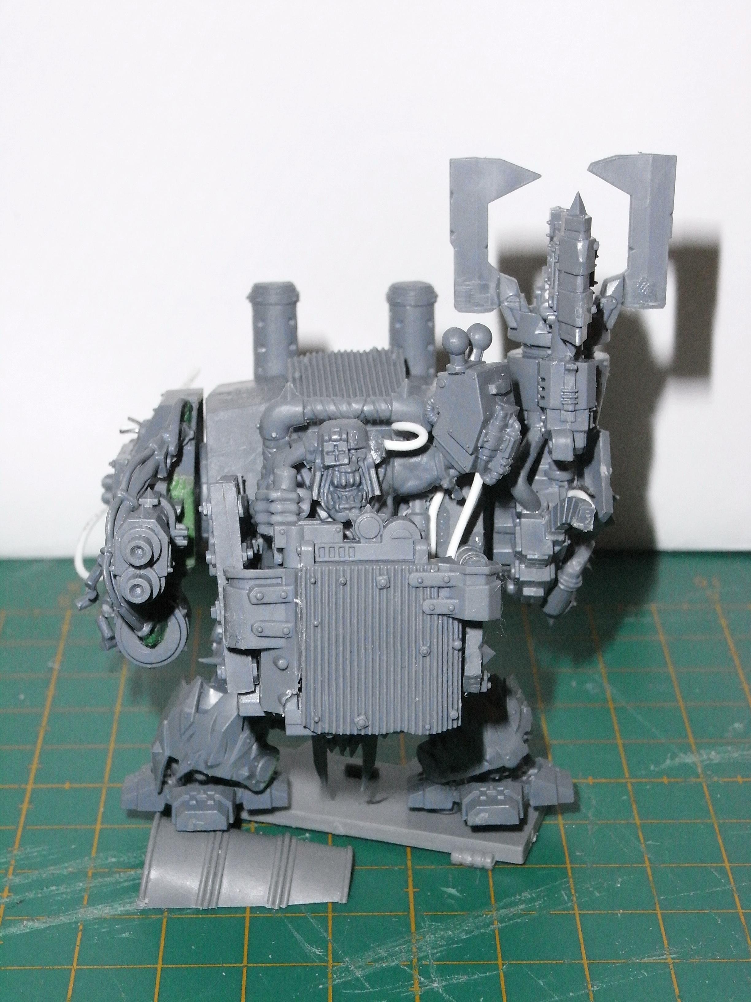 Assault On Black Reach, Conversion, Deff Dread, Dreadnought, Orks, Work In Progress