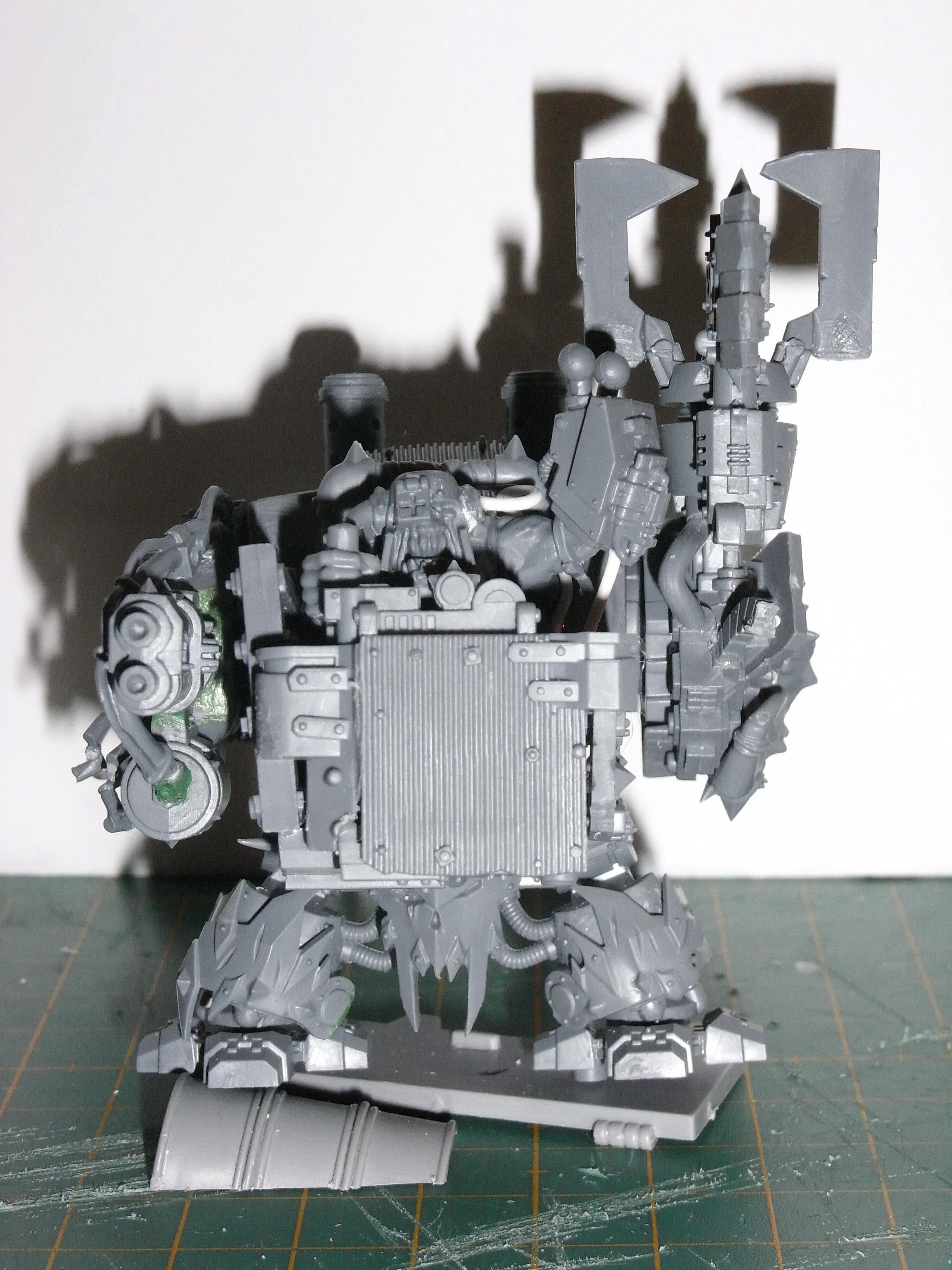 Assault On Black Reach, Conversion, Deff Dread, Dreadnought, Orks, Work In Progress
