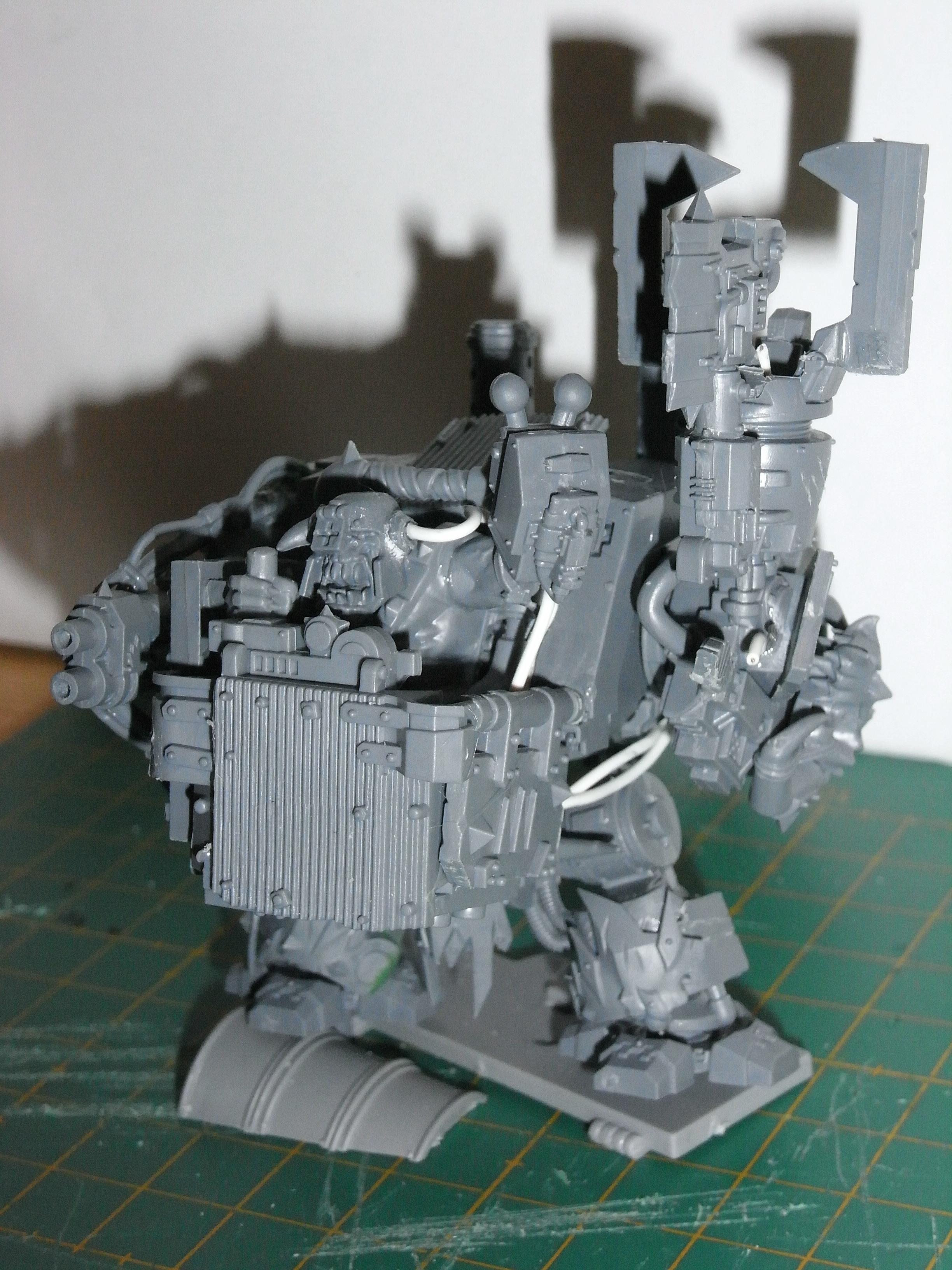 Assault On Black Reach, Conversion, Deff Dread, Dreadnought, Orks, Work In Progress