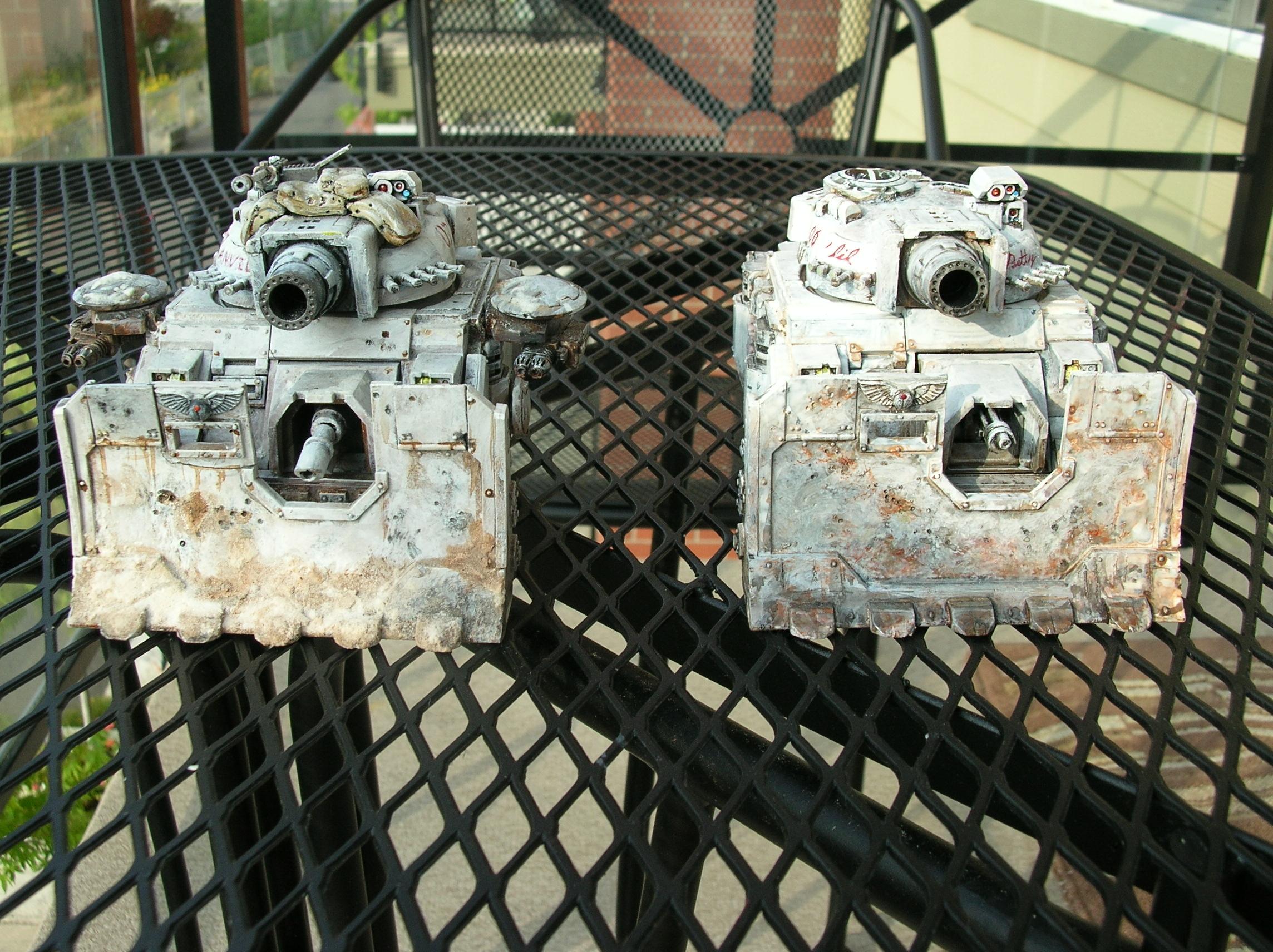 Demolisher, Imperial Guard, Leman Russ, Snow Scheme, Valhallans, Xeno Huggers