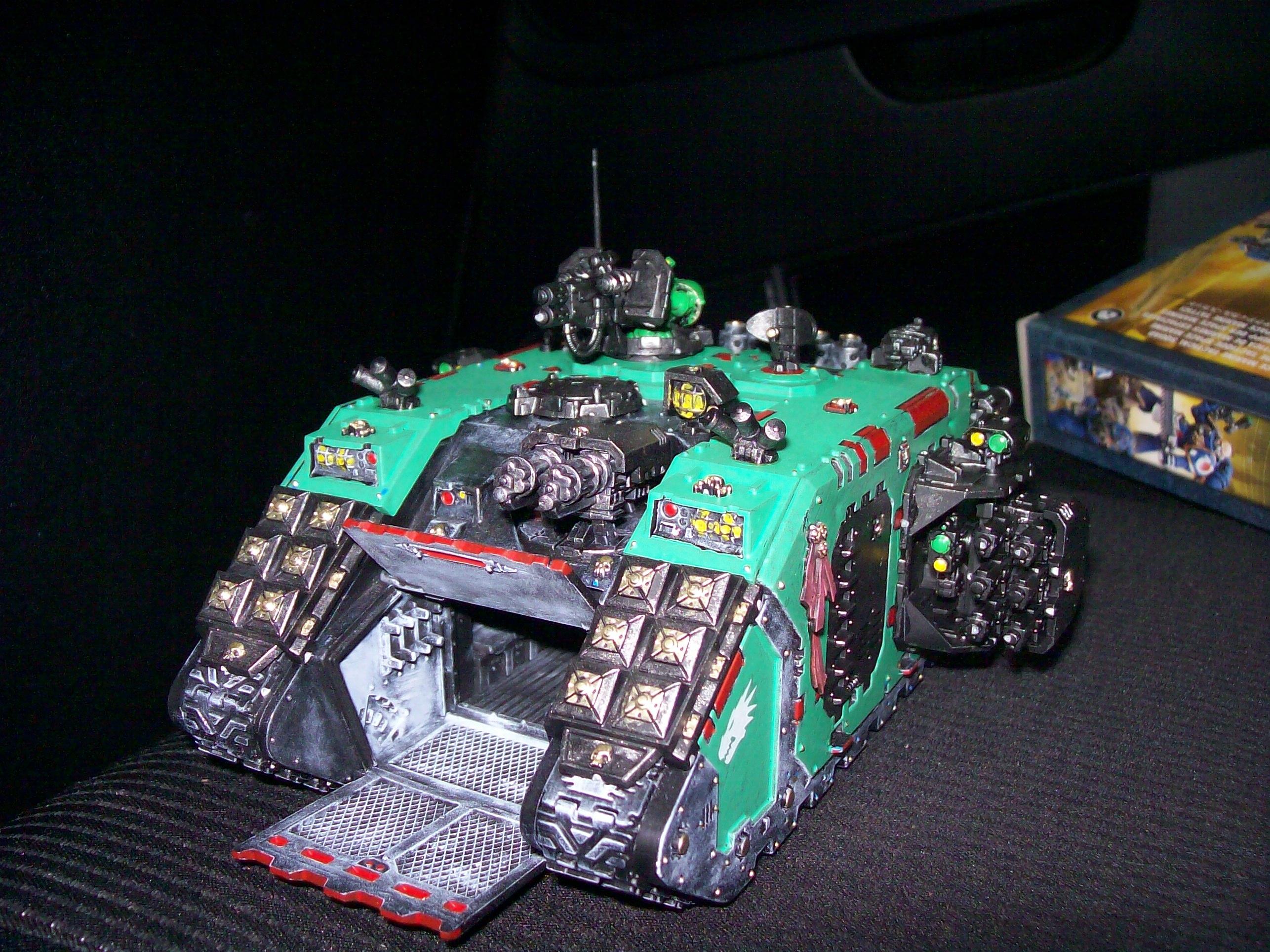 Assault Hatch, Front, Land Raider, Salamanders, Tank