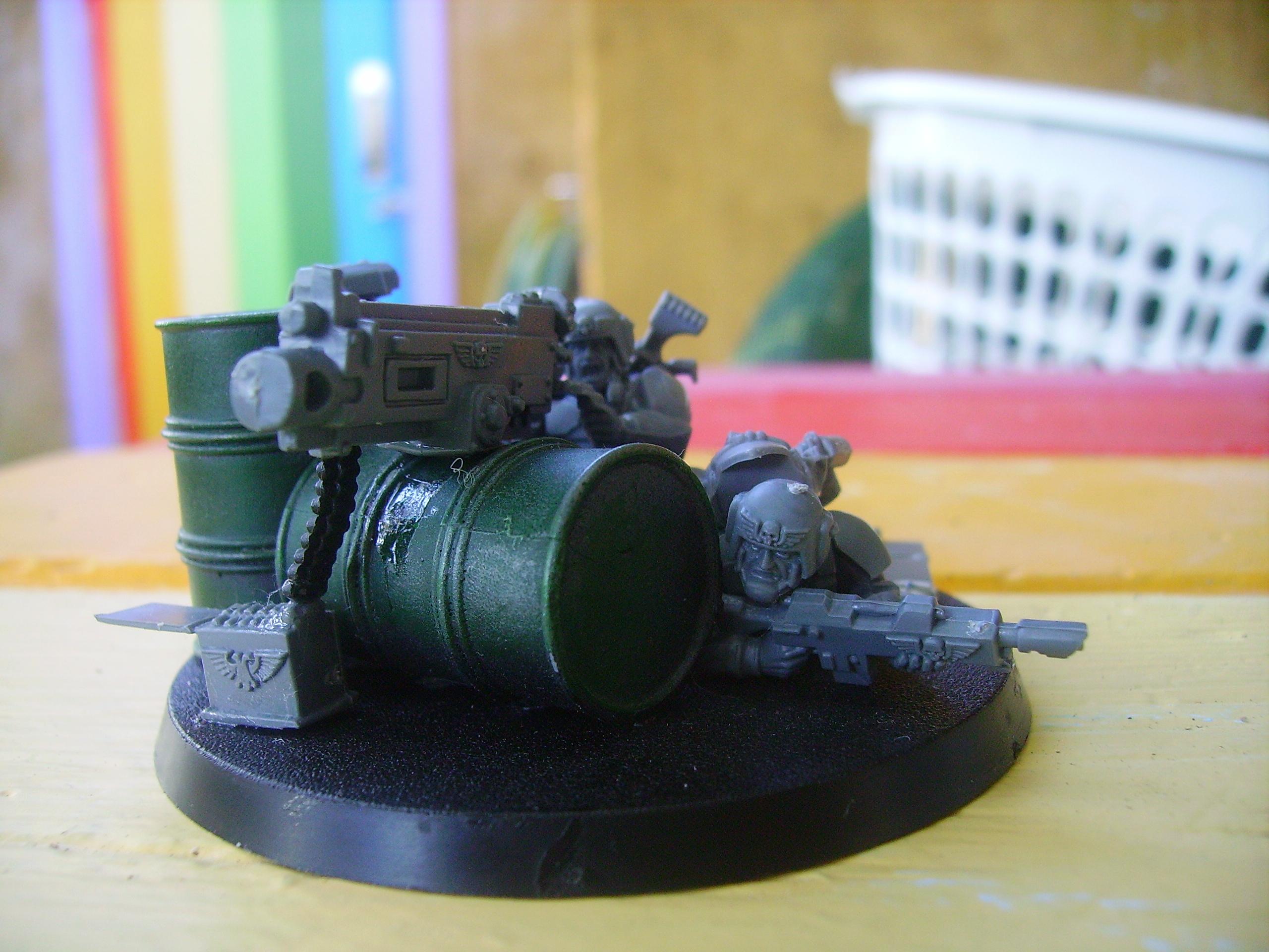 Cadians, Heavy Bolter, Heavy Weapon Team, Imperial Guard, Warhammer 40,000