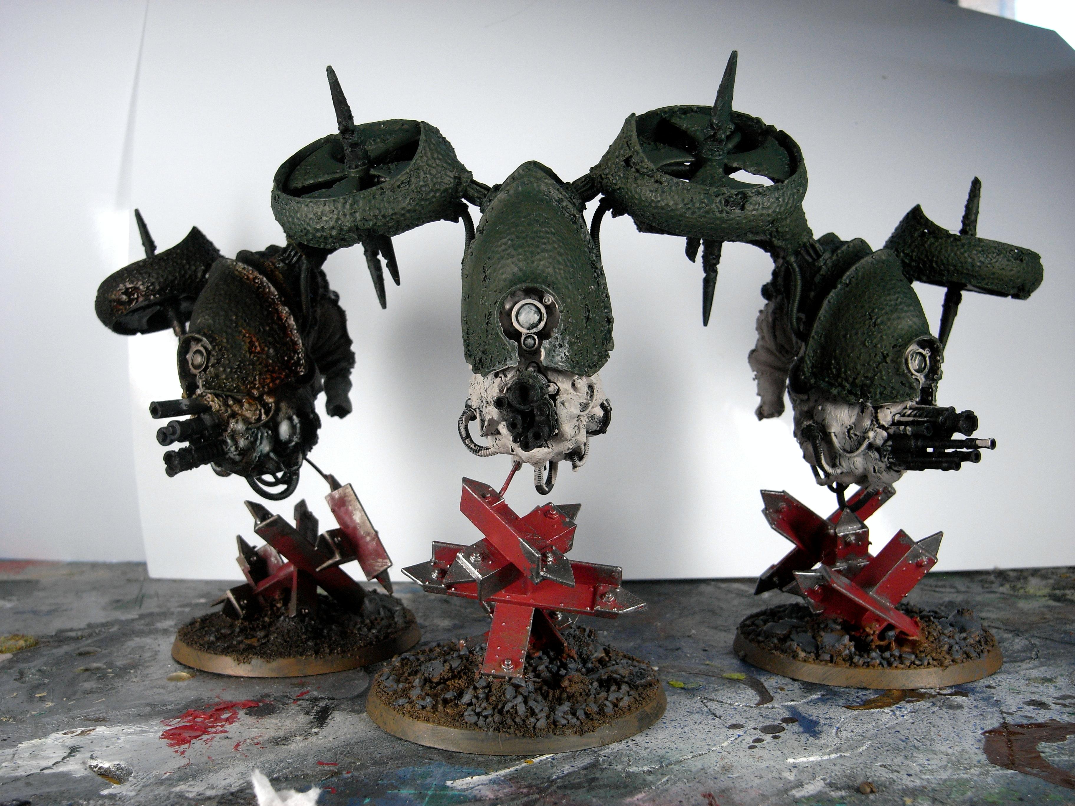 Blight Drones, Chaos, Chaos Space Marines, Nurgle, Work In Progress