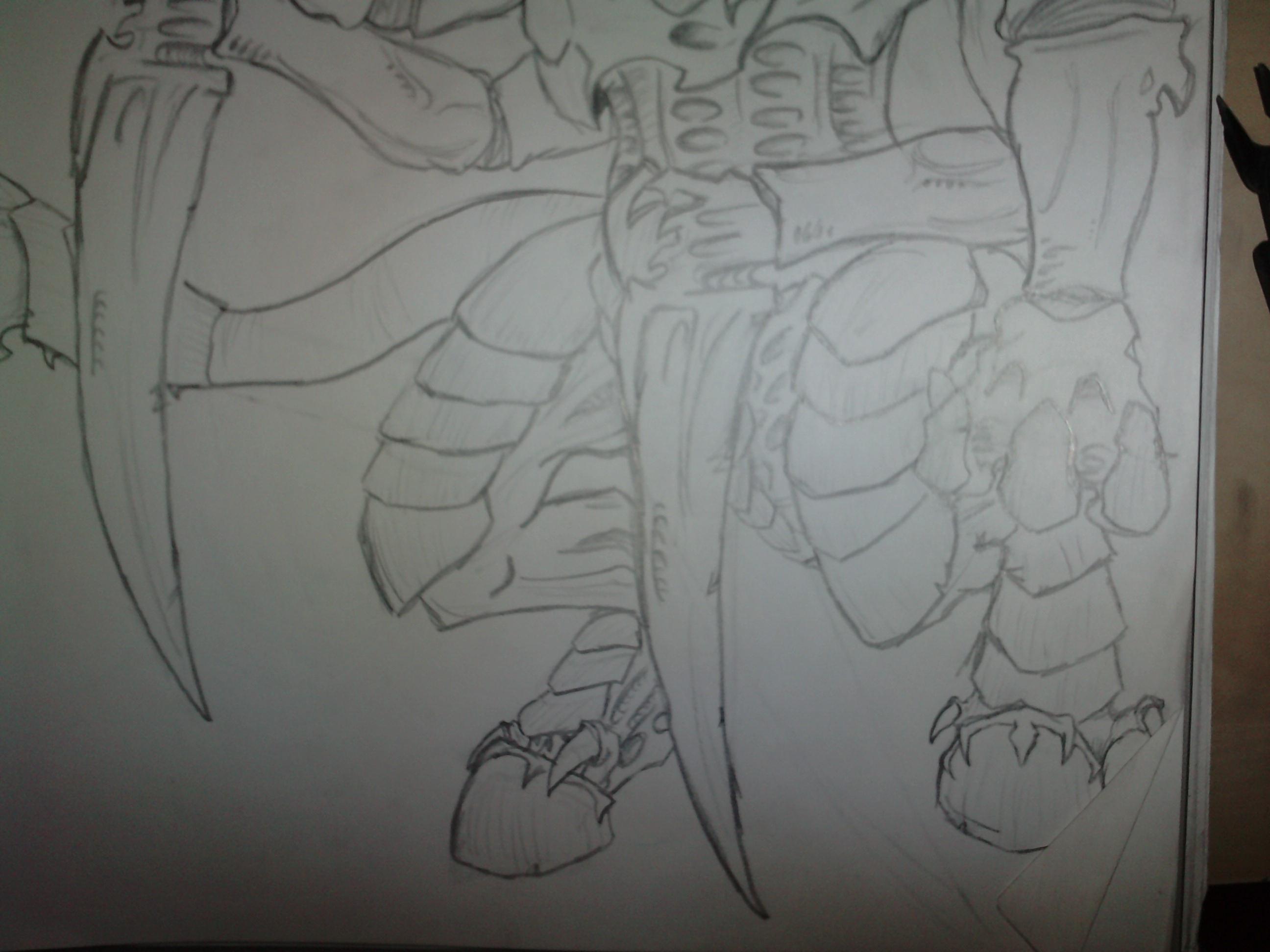 lower body and weapons