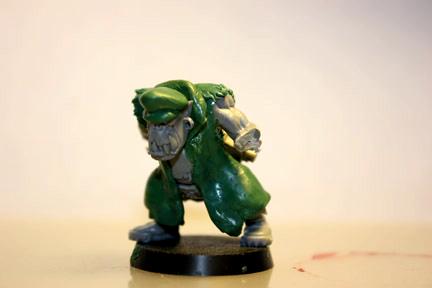 Commissar, Conversion, Greenstuff, Orks, Runtherd